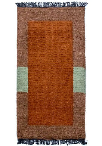Wollteppich »Nepal Teppich handgeknüpft mehrfarbig«, rechteckig