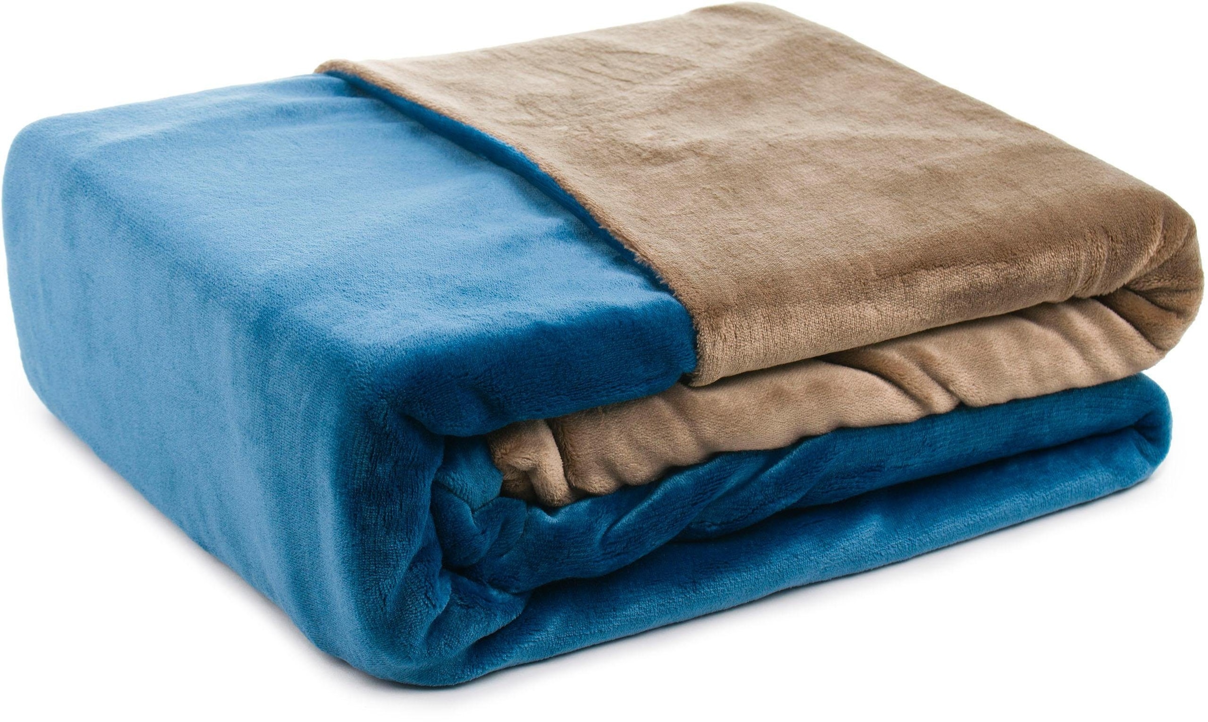 Gözze Wendebettwäsche »Superflausch in Gr. 135x200 oder 155x220 cm«, Fleece kuschelig warm im Winter, Bettwäsche mit Wendeoptik