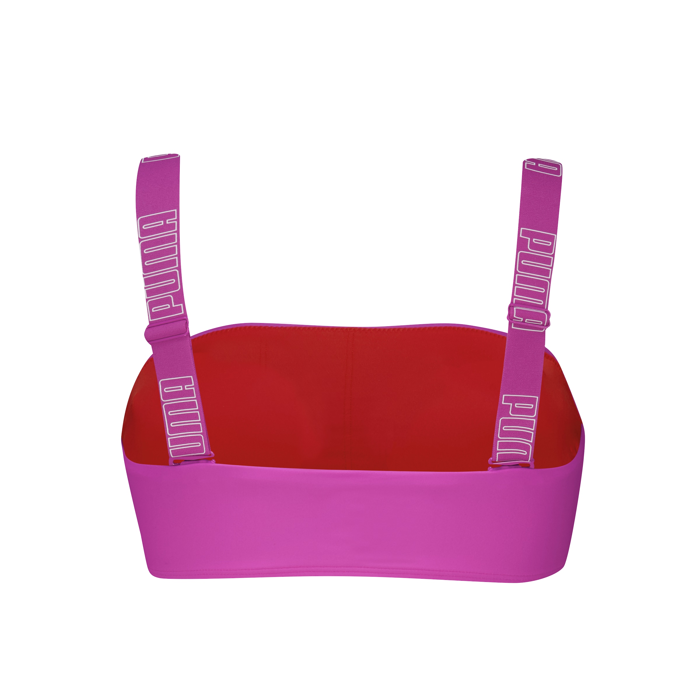 PUMA Top bikini bandeau »PUMA SWIM WOMEN BANDEAU TOP« supports larges et réglables avec inscription logo