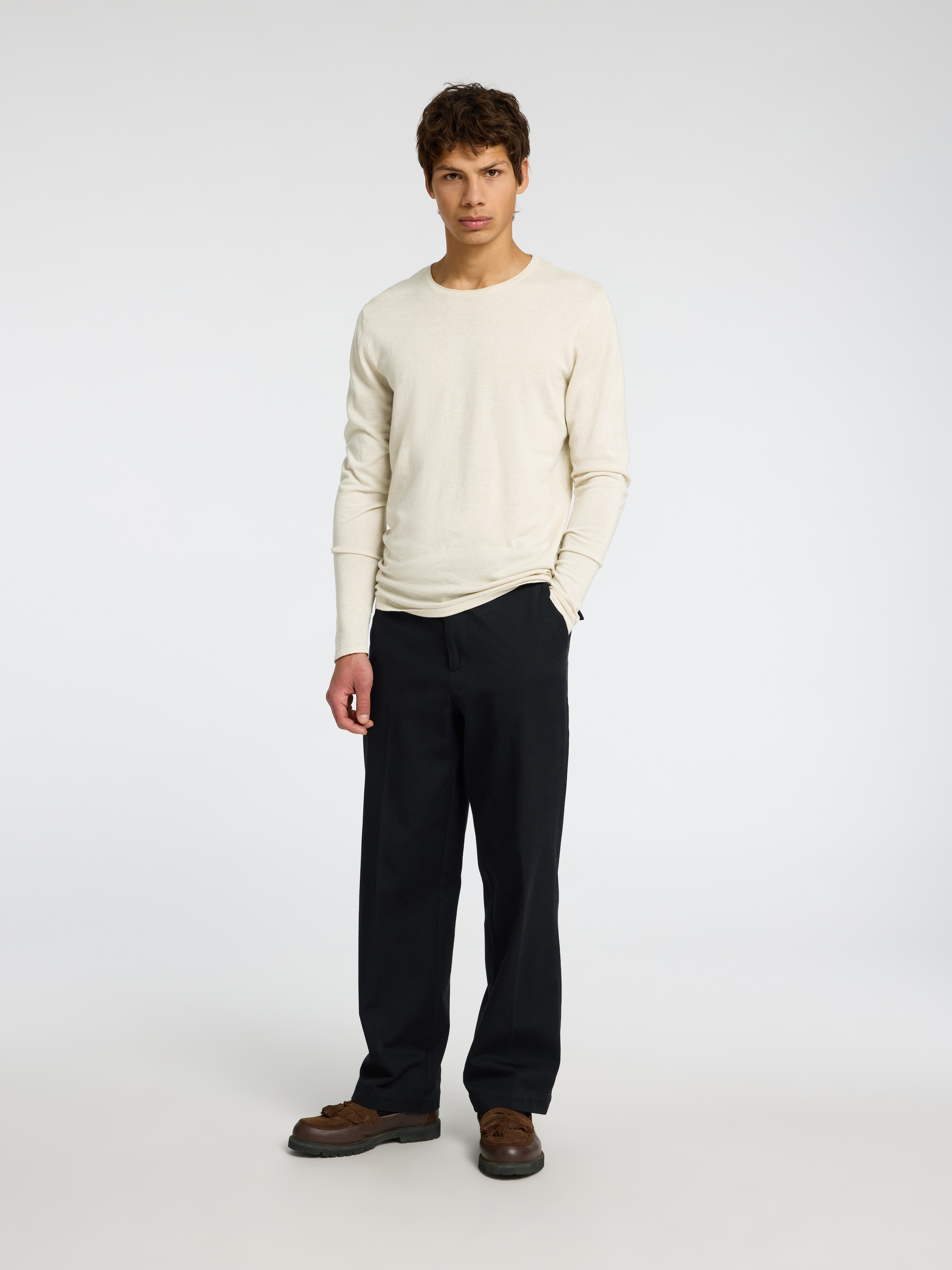 SELECTED HOMME Rundhalspullover »ROME KNIT«