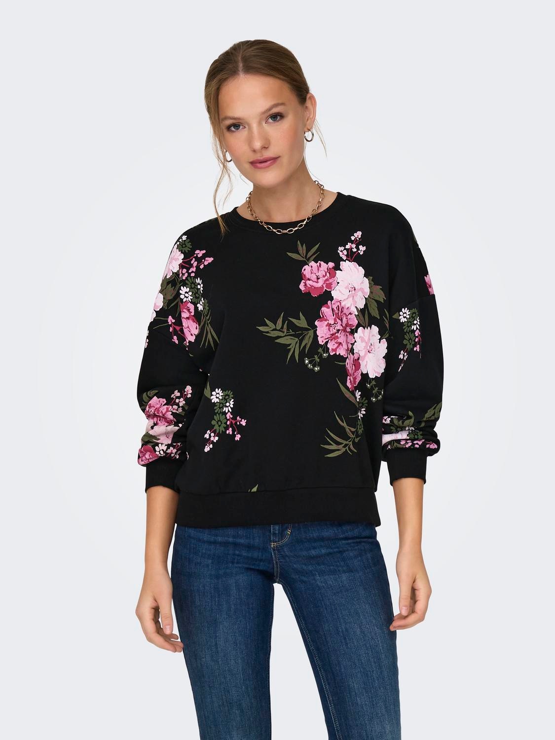 Sweatshirt »ONLWANTED L/S AOP FLOWERS SWEAT CS JRS«