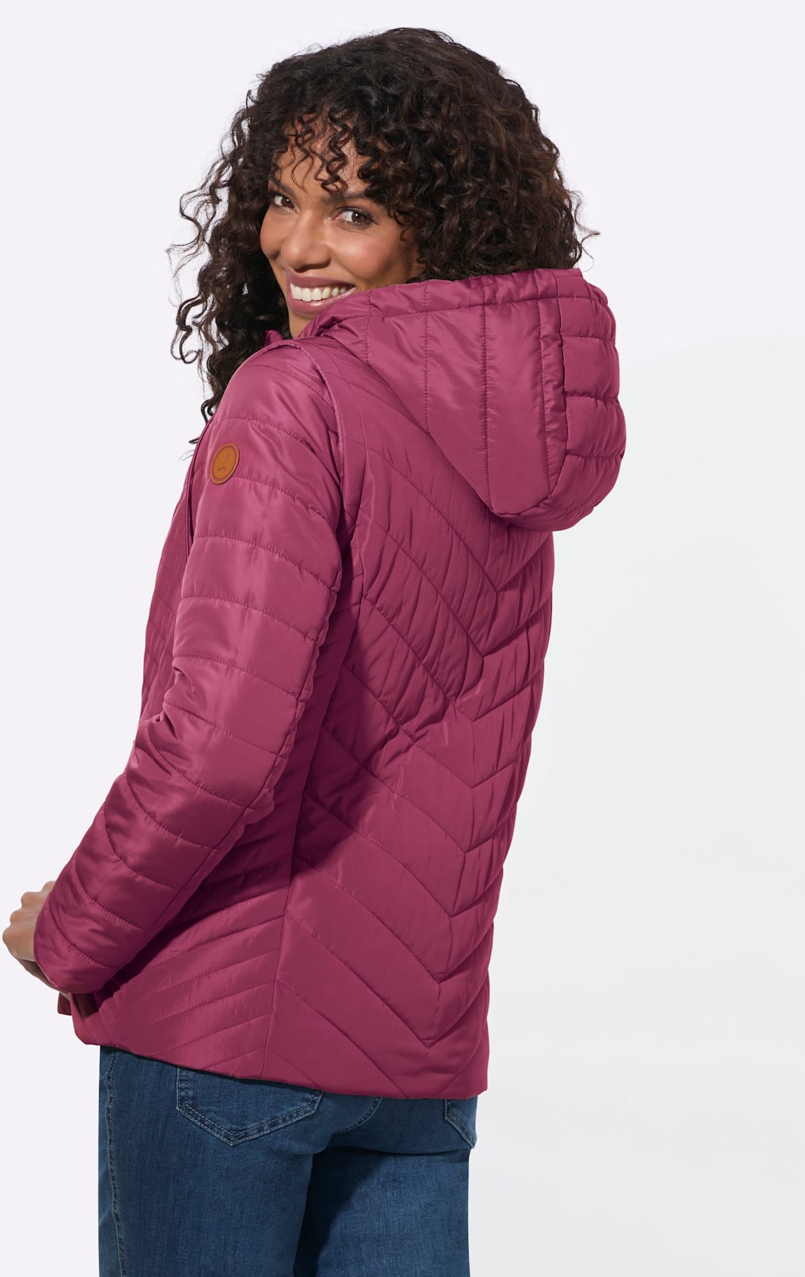 Casual Looks Veste double mit Kapuze
