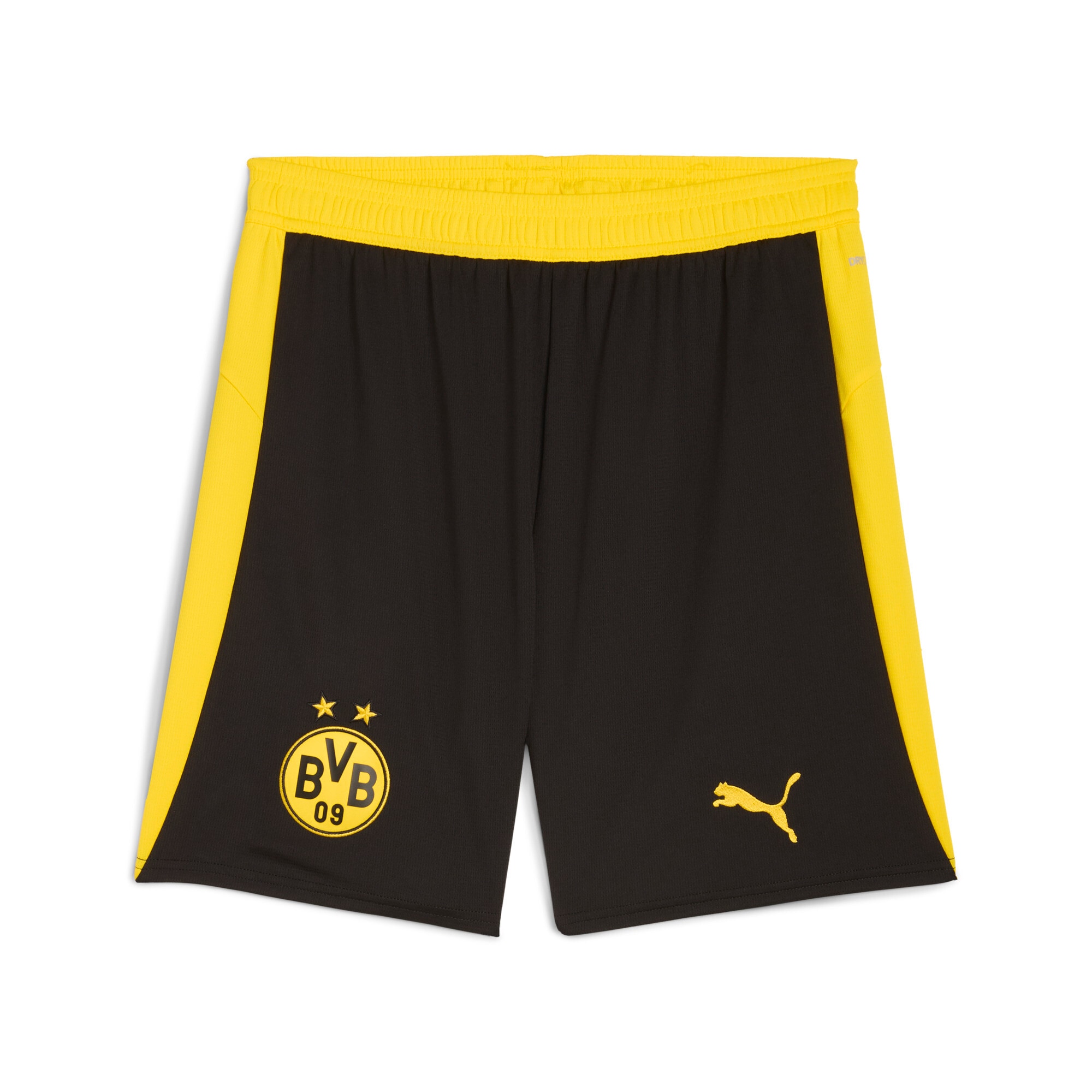 Image of PUMA Trainingsshorts "BVB SHORTS REPLICA W/ BLOCKING" sportlicher Stil, für Fussballtraining, mit DryCELL-Technologie