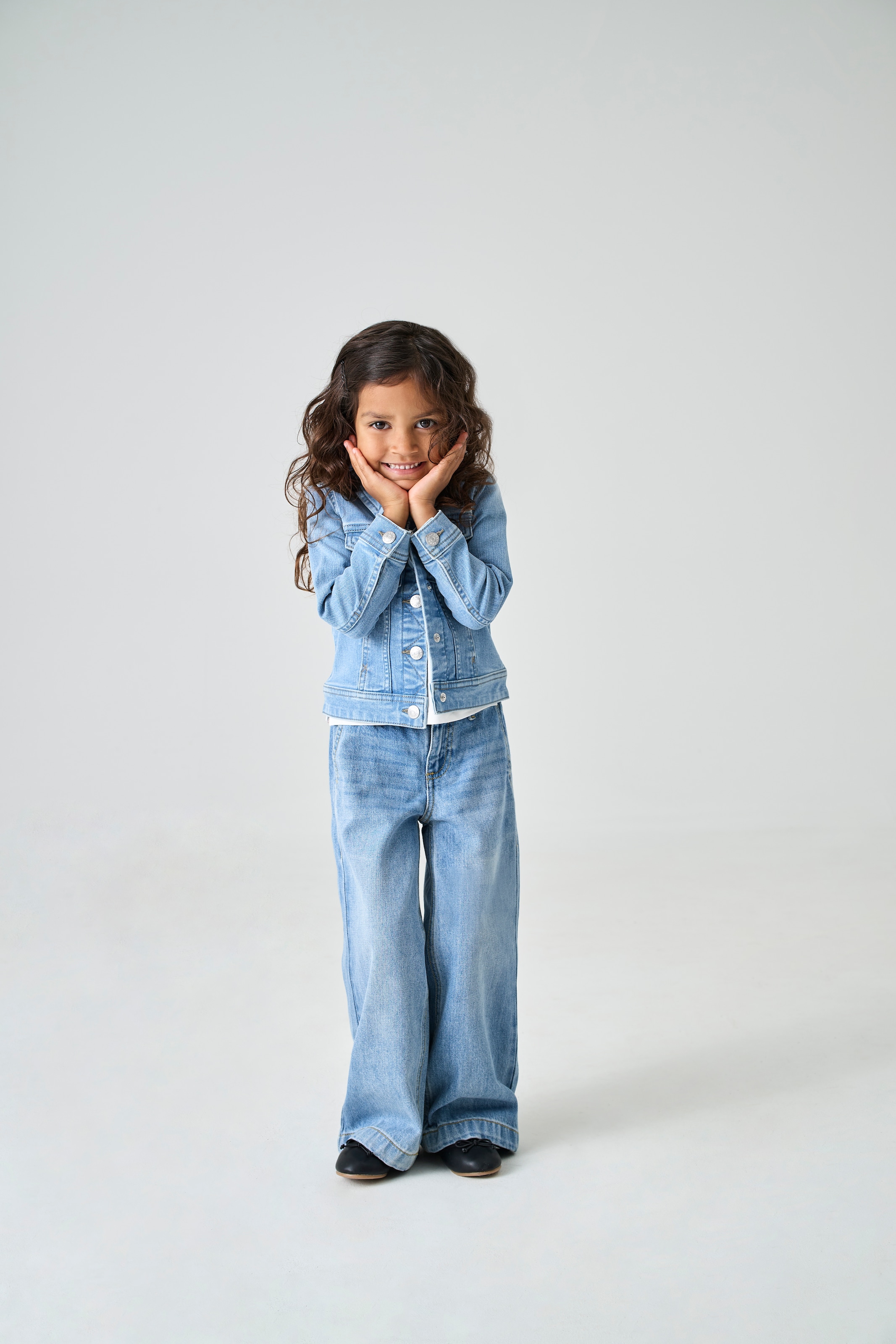 KIDS ONLY Veste en jean »KMGSARA LIGHT BLUE DNM JACKET NOOS« ohne Kapuze