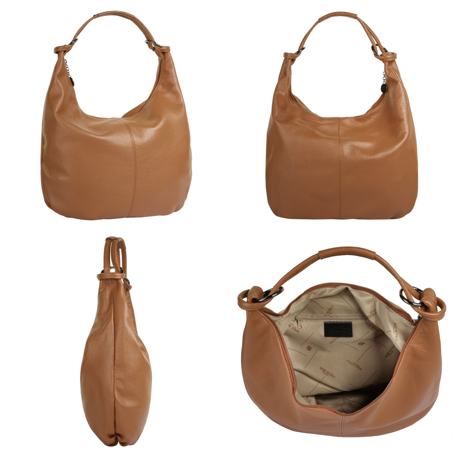 Cluty Shopper, echt Leder, Made in Italy