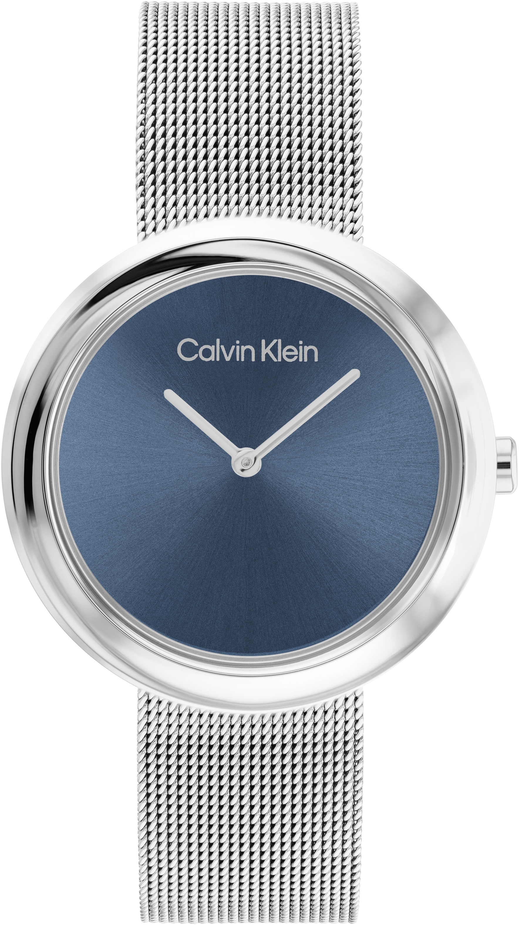 Calvin Klein Quarzuhr »Twisted Bezel, 25200014«, Armbanduhr, Damenuhr, Mineralglas