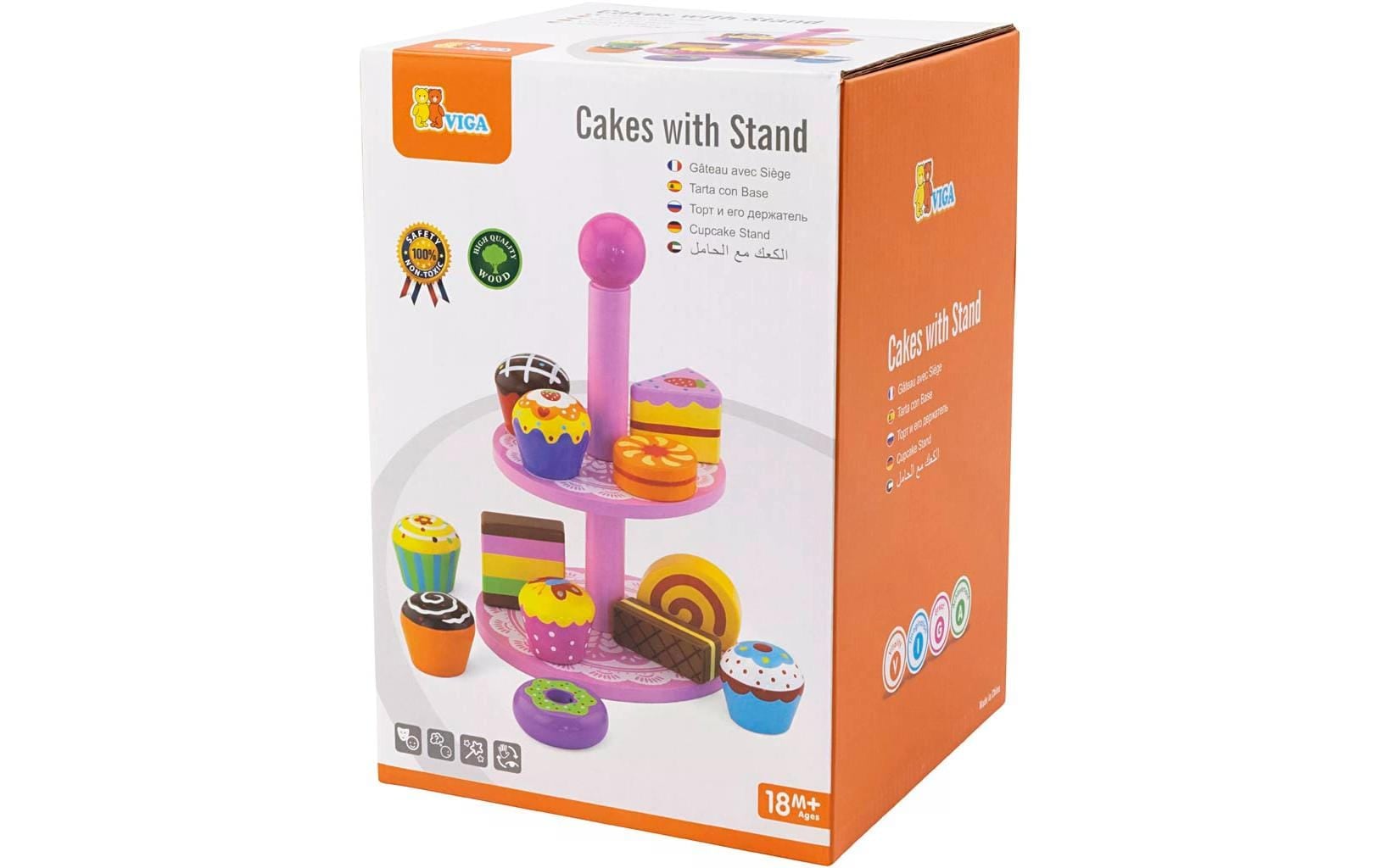 Viga® Holzspielzeug Spielgeschirr »Cupcakes«, (Set)