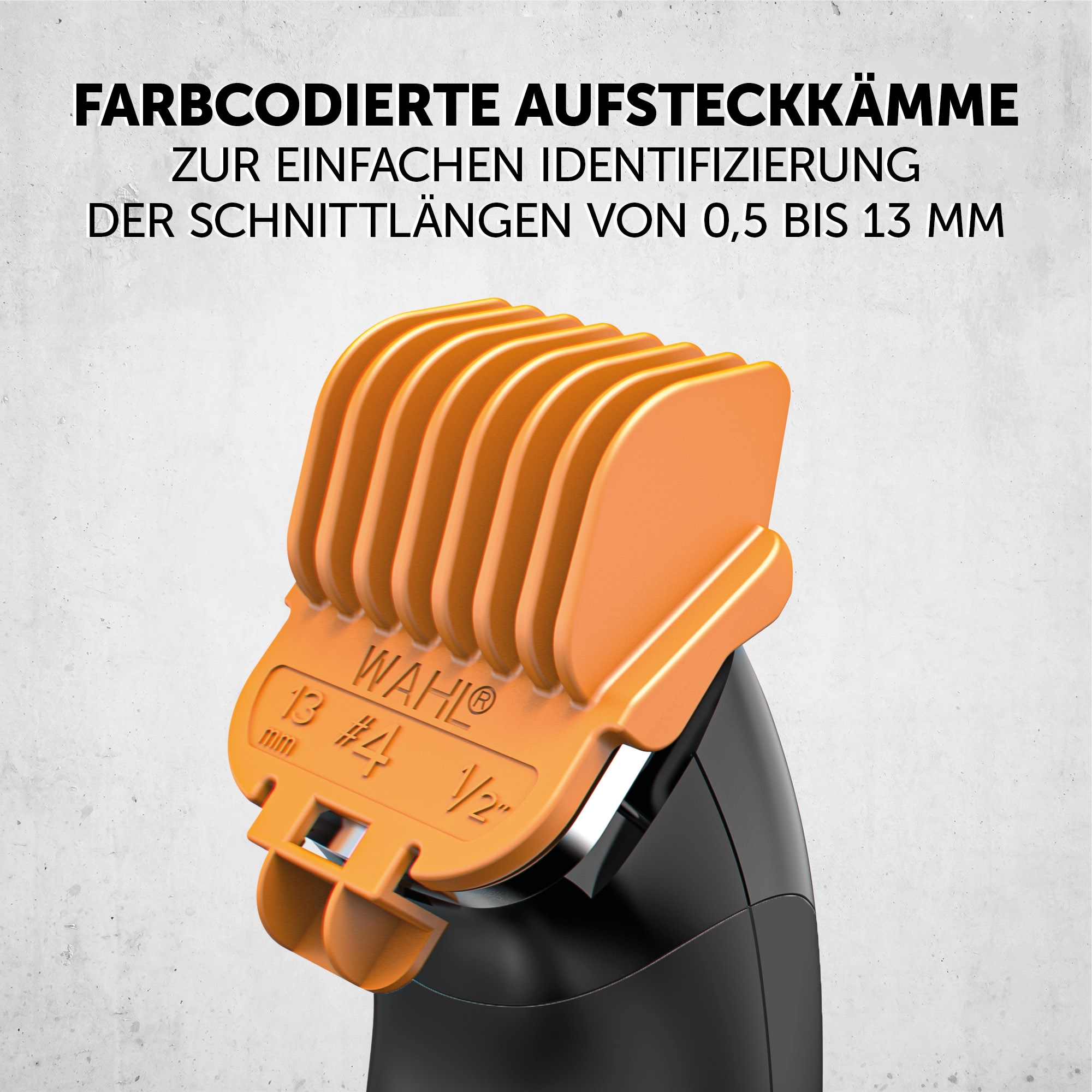 Wahl Trimmer multifonctionnel »Color Trim Advanced« 13 Aufsätze Farbcodierte Aufsteckkämme, Lithium-Ionen-Technologie, USB Aufladung