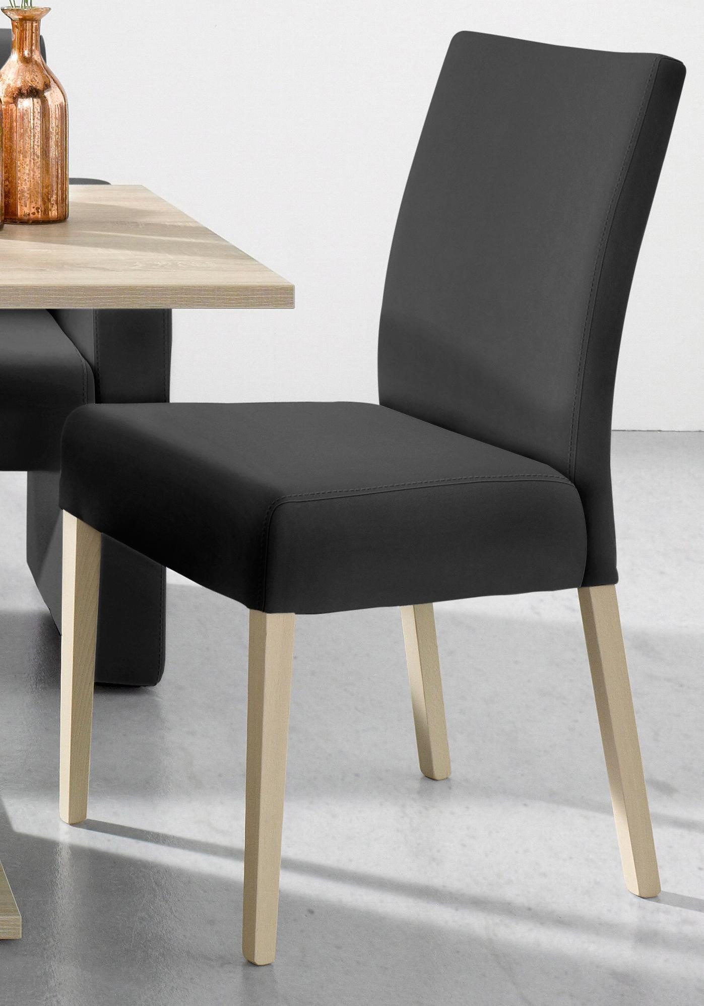 Home affaire 4-Fussstuhl »Umag« (Set) 2 Stk.Sitz und Rücken gepolstert