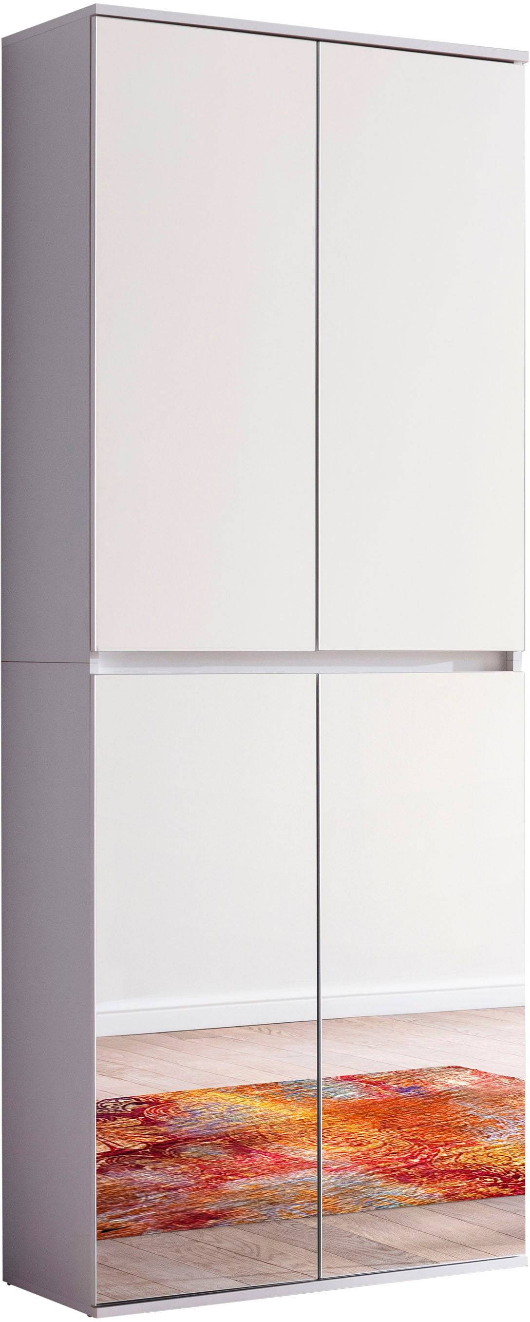 Image of Home affaire Garderobenschrank "Malcesine" Garderobenschrank mit 4 Türen - (B/T/H) 74/34/191 cm