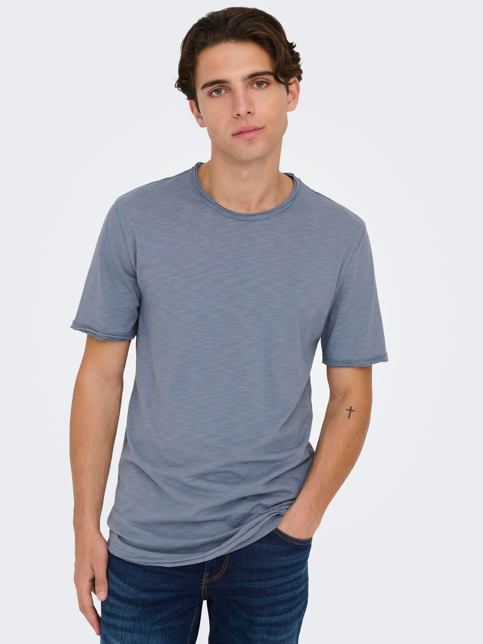 Rundhalsshirt »ONSBENNE LONGY SS TEE NF 7822 NOOS«