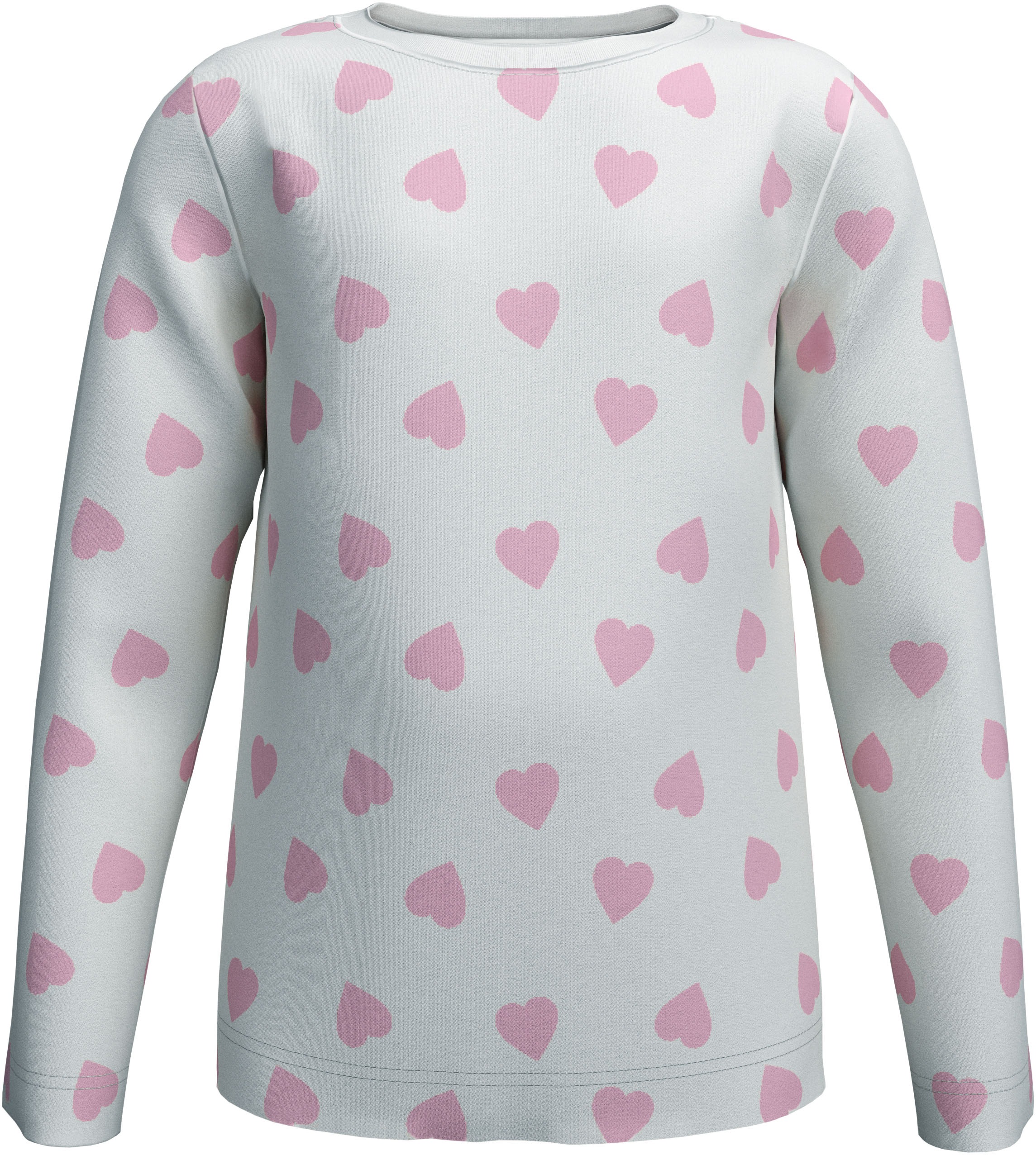 KIDSWORLD Langarmshirt »2er Pack Shirts«, (2 tlg.), 2er Pack Shirts mit Herzen