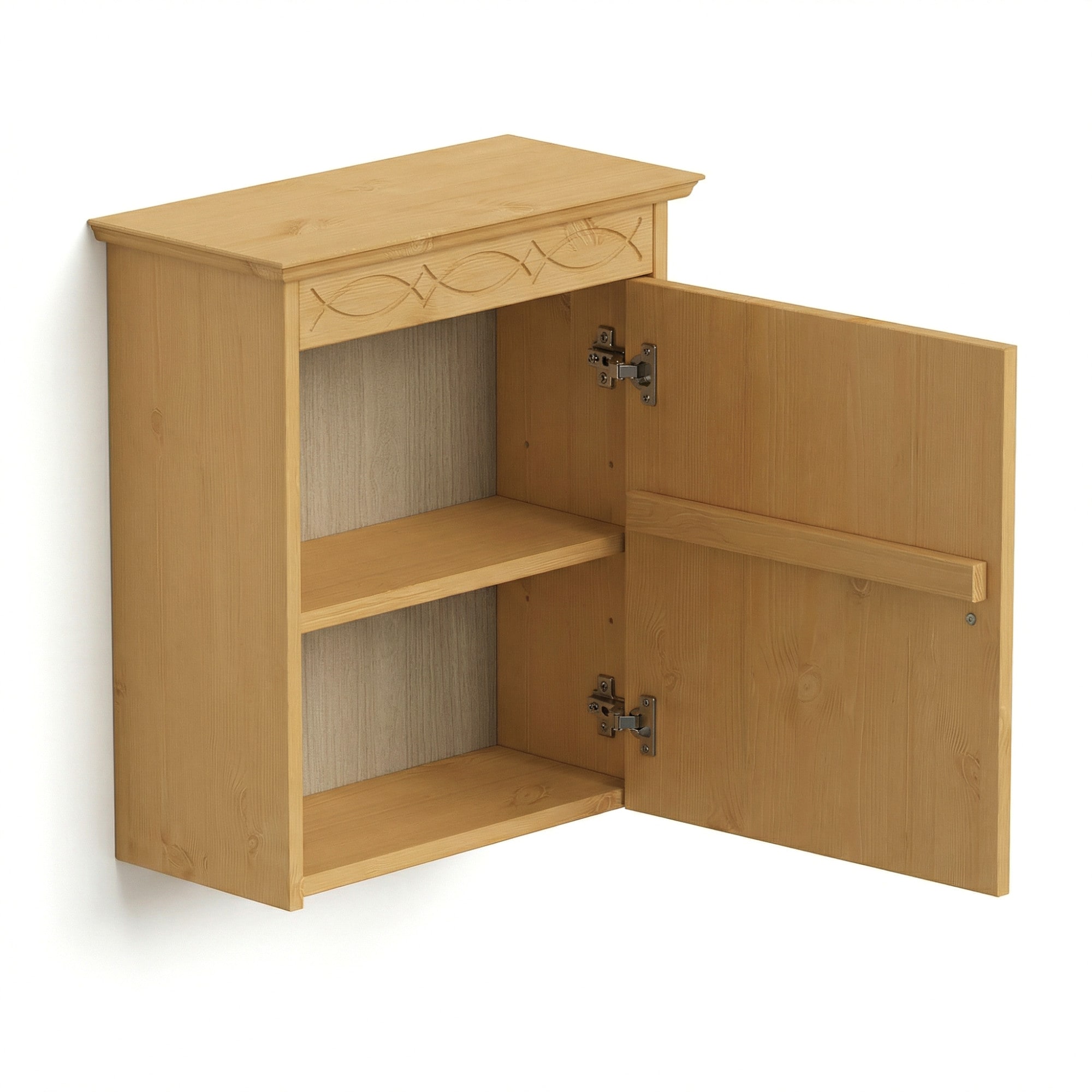 GOODproduct Hängeschrank »Indra, Badschrank, Badmöbel, Badezimmerschrank« B/T/H: 46/32/52 cm,  aus massiver Kiefer, FSC®-zertifiziert