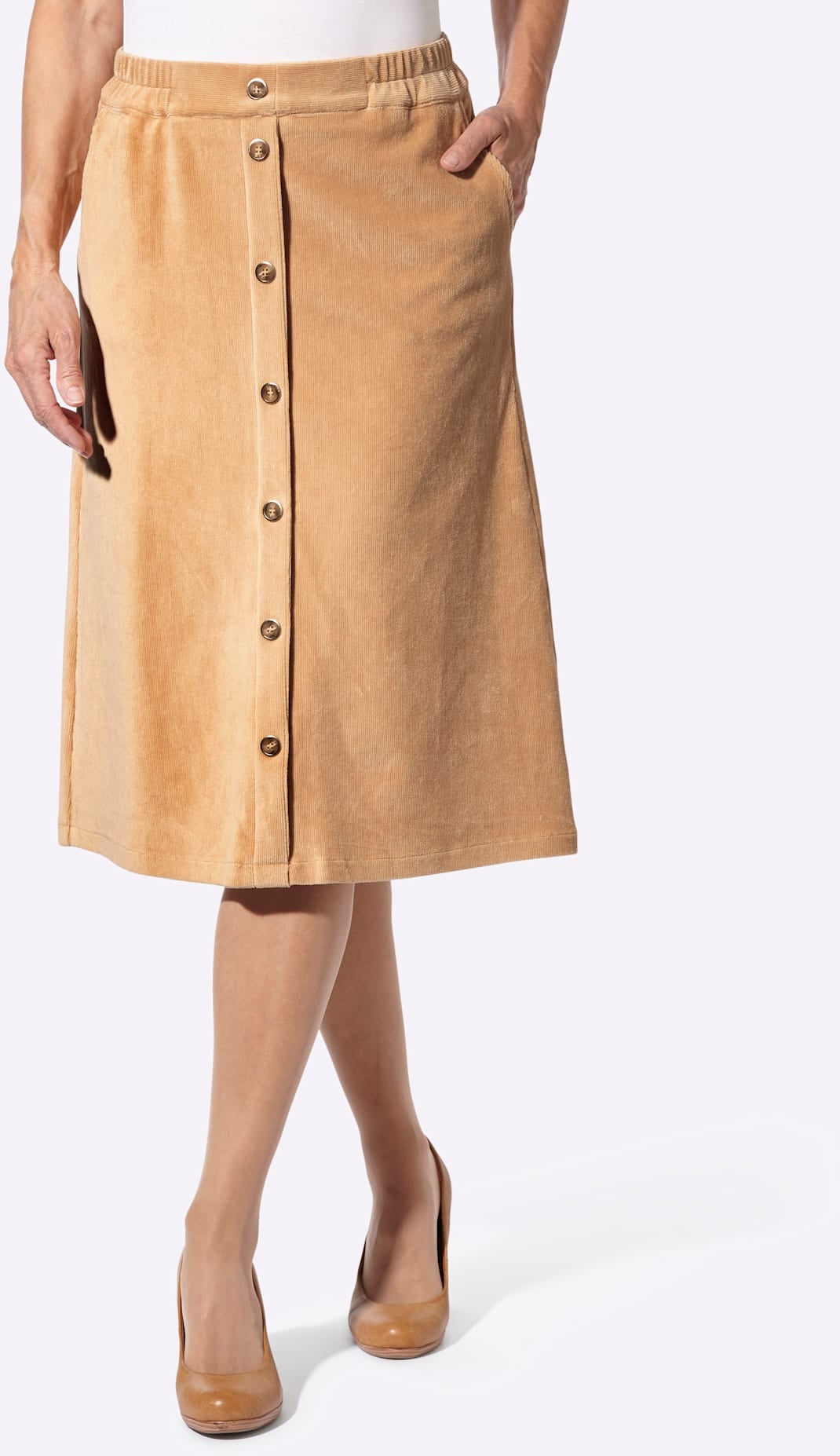 Classic Basics Jupe en velours