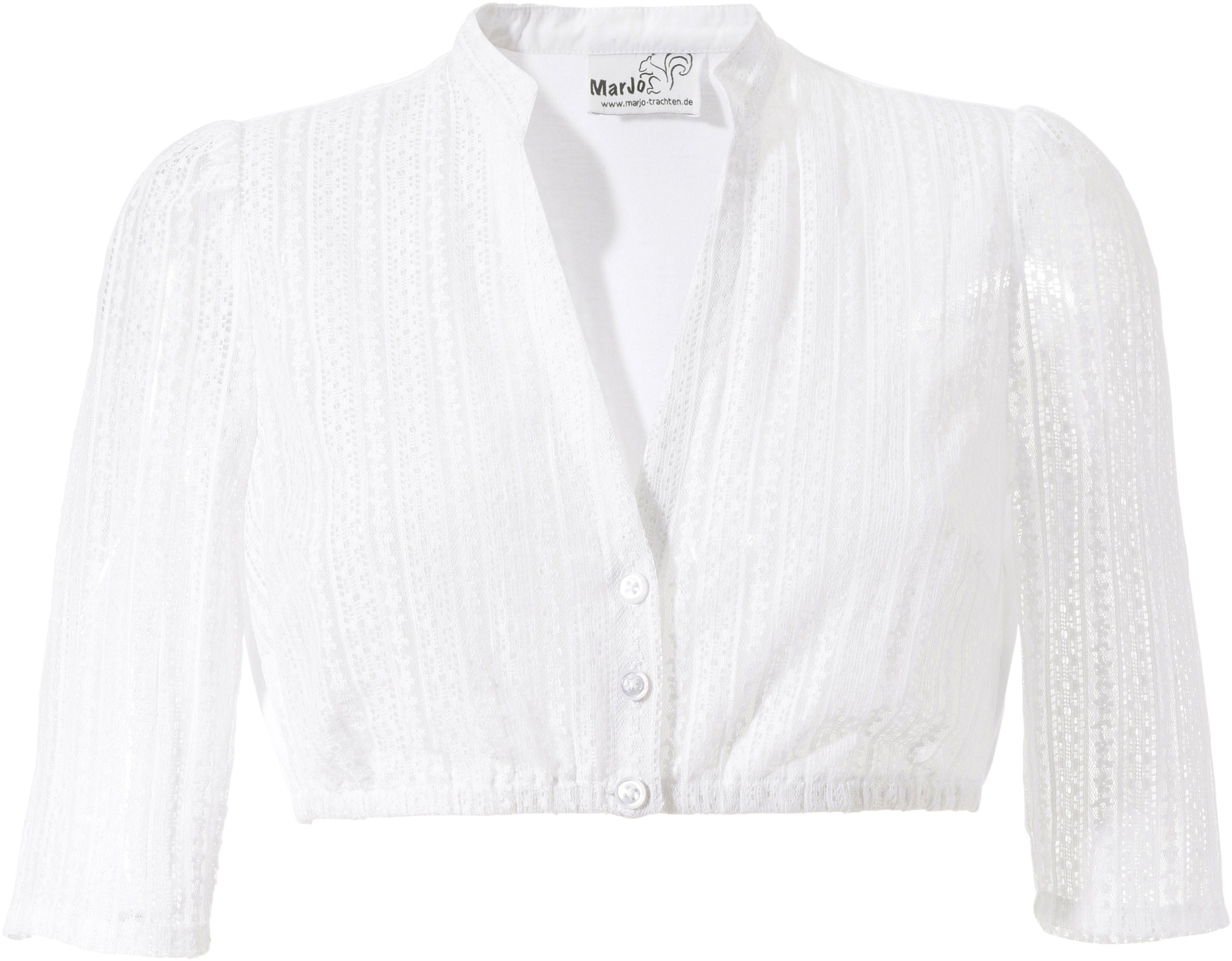 Image of MarJo Dirndlbluse, Damen, mit zarter Spitze bei Ackermann Versand Schweiz