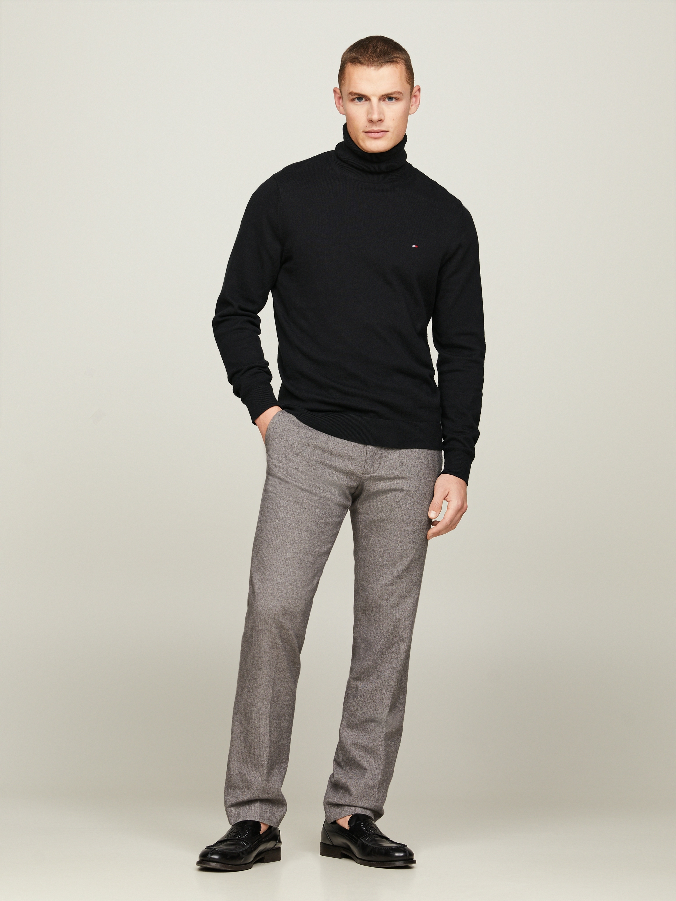 Tommy Hilfiger Pull à col roulé »PIMA ORG CTN CASHMERE ROLL NECK«