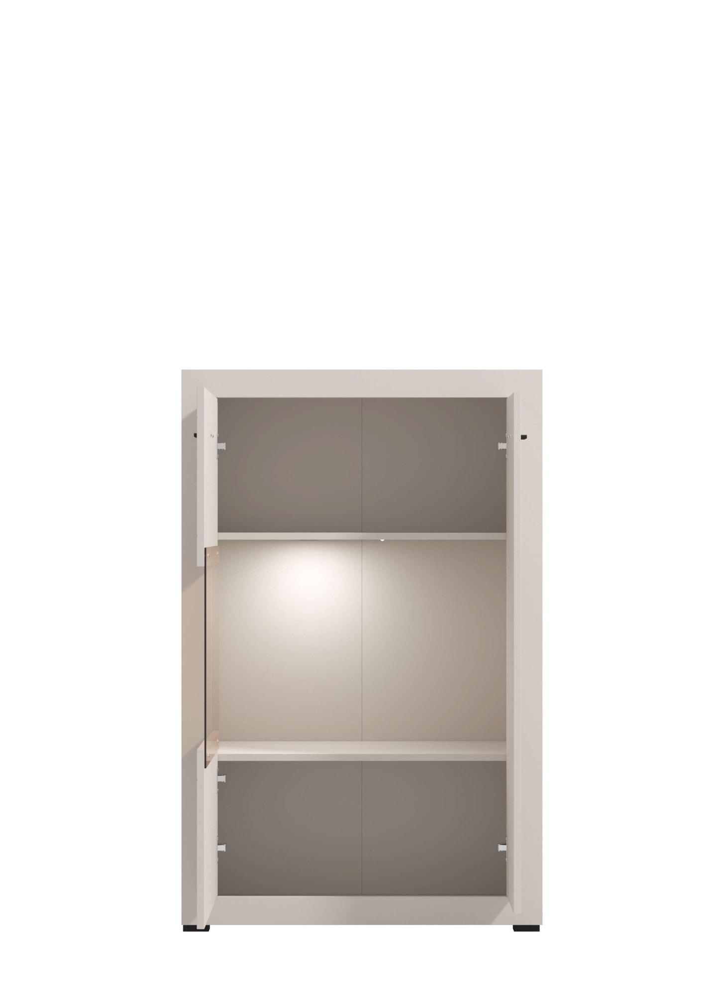 Home affaire Highboard »Warwick, Hochkommode, Vitrine, Glasvitrine, Kombi-Highboard« Modernes Highboard: Kaschmir-Dekor, 2 Türen, Heissfolienprägung