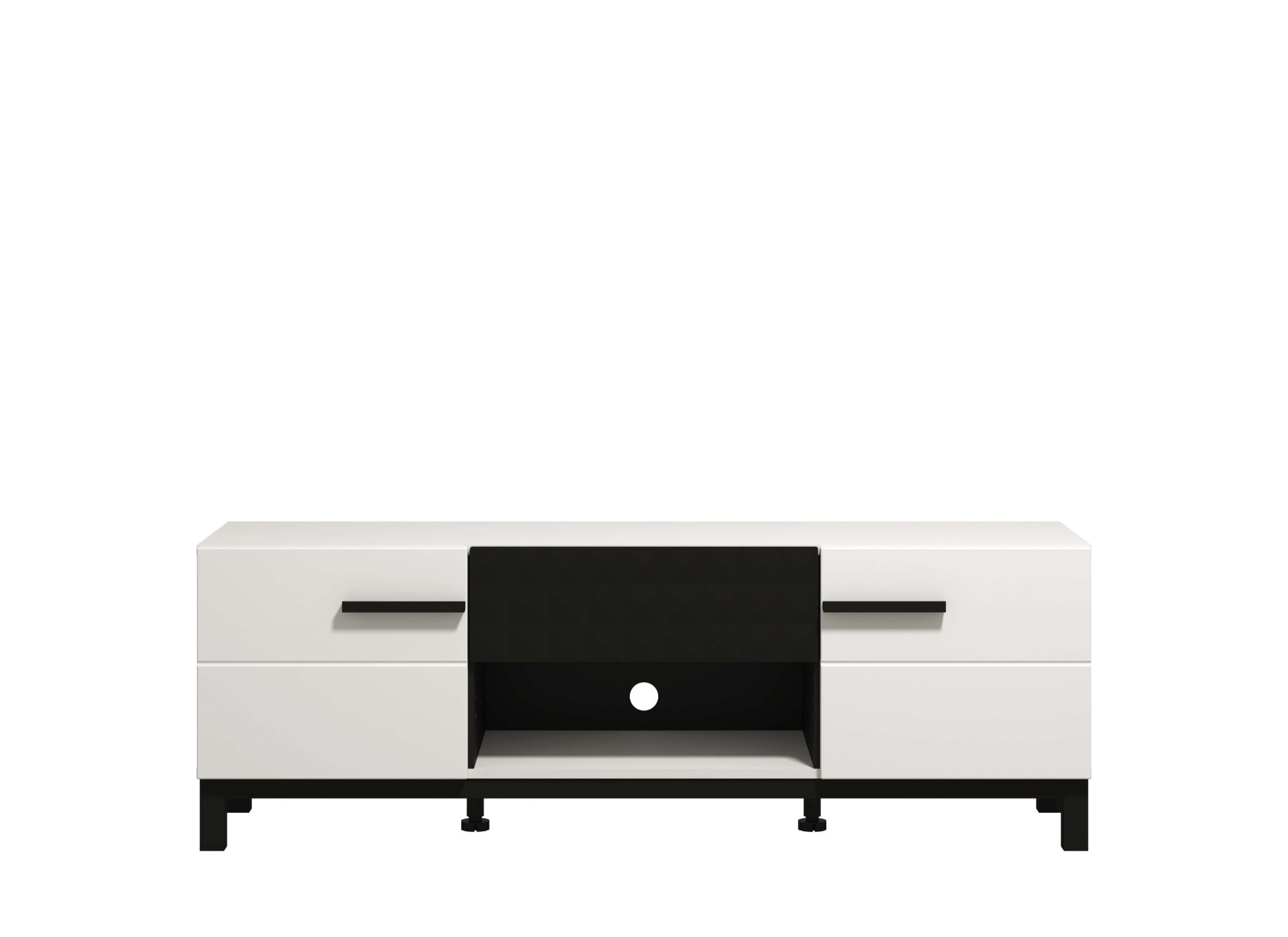 Home affaire Lowboard »Sarthe, Breite 147,5 cm TV- Lowboard, TV-Schrank, TV-Ständer«, TV-Kommode, Modernes Design, mit Schublade in toller 3D-Optik