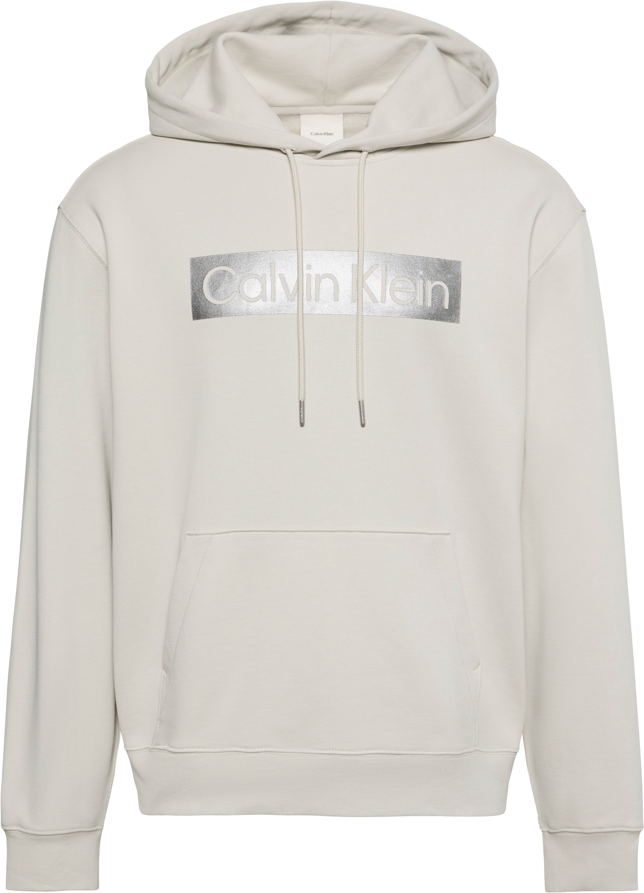 Calvin Klein Jeans Kapuzensweatshirt , Kapuze mit Kordelzug, Regular Fit, Logodruck
