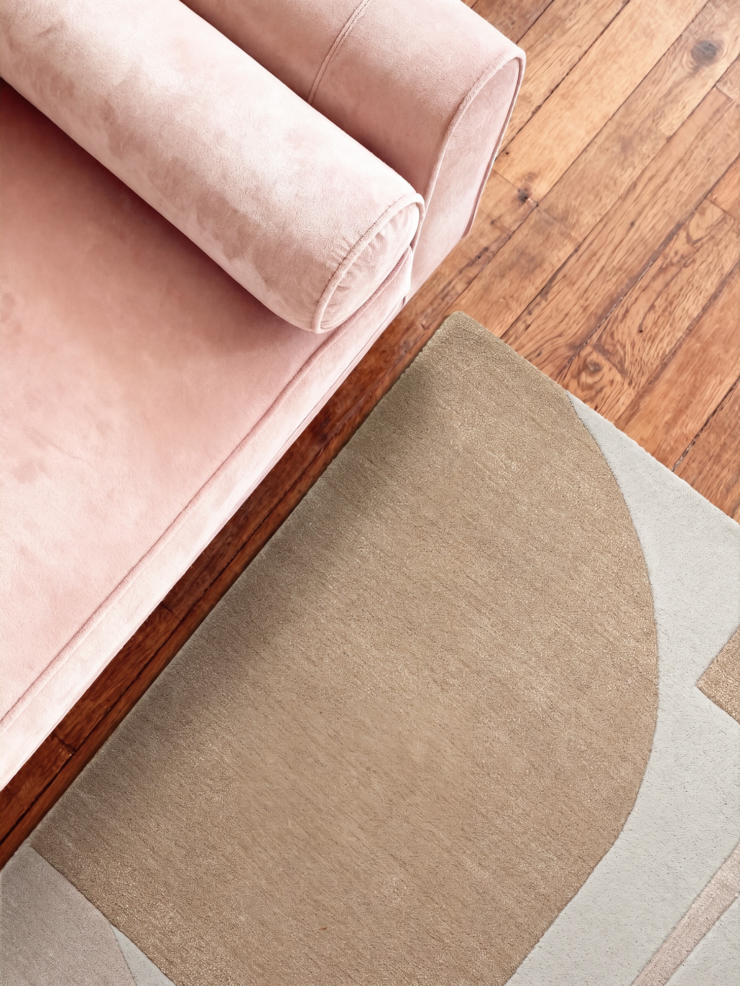 Ted Baker Tapis en laine »Windmill« Rectangulaire 15 mm Höhe Laine, tapis naturel, fait main, salon, chambre à coucher, coloré