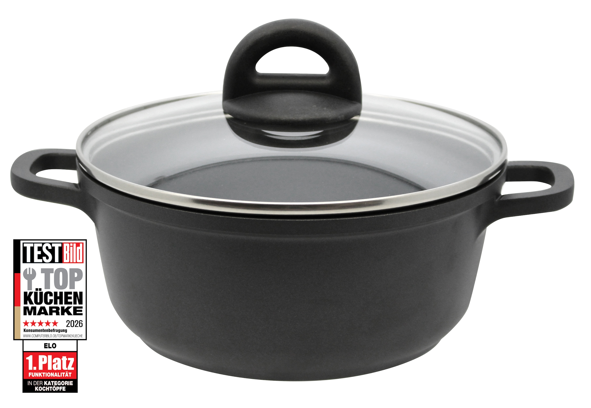 Elo Basic Casserole »Black« 1 tlg. Aluminium