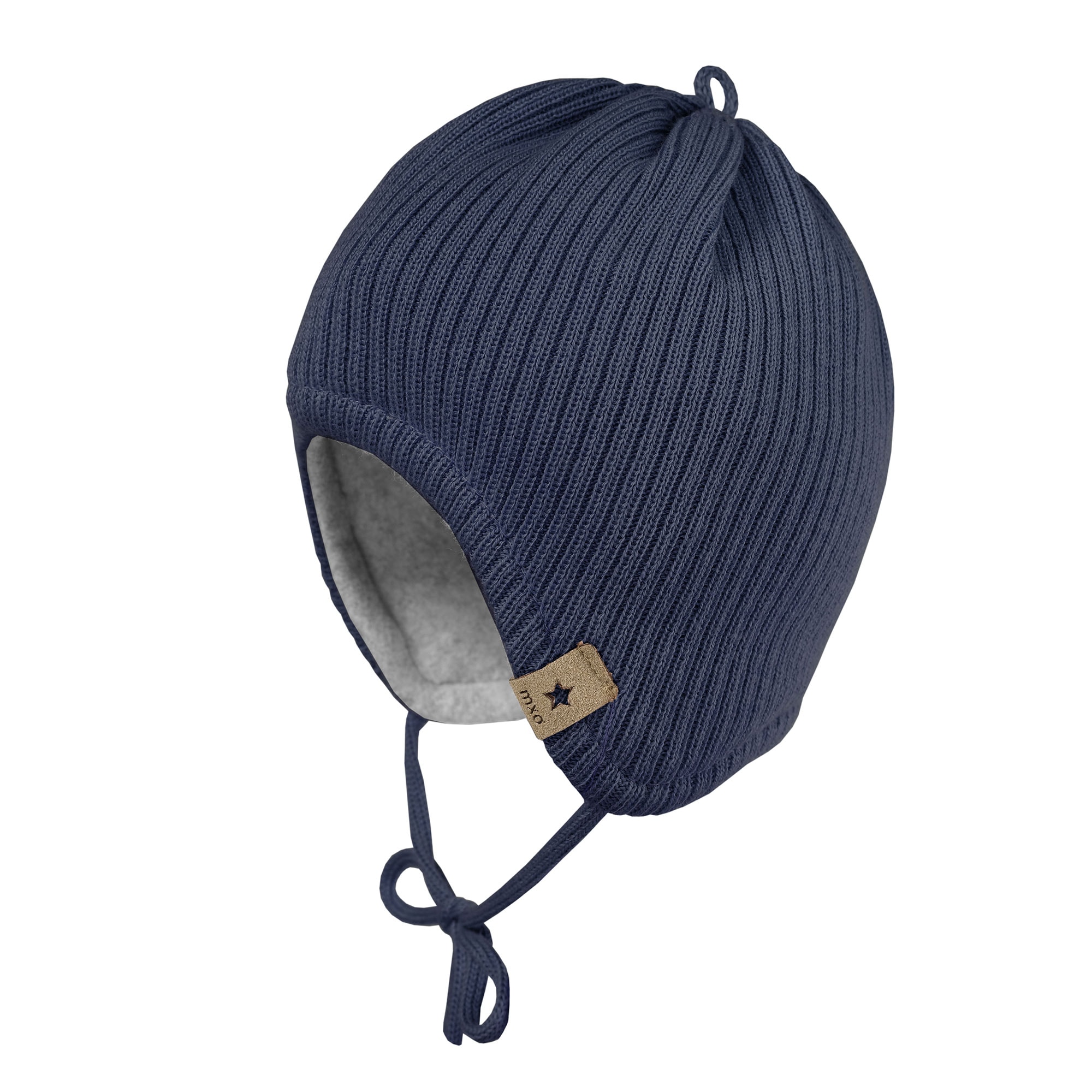 MAXIMO Bonnet tricoté wärmend, zum Binden, unifarben