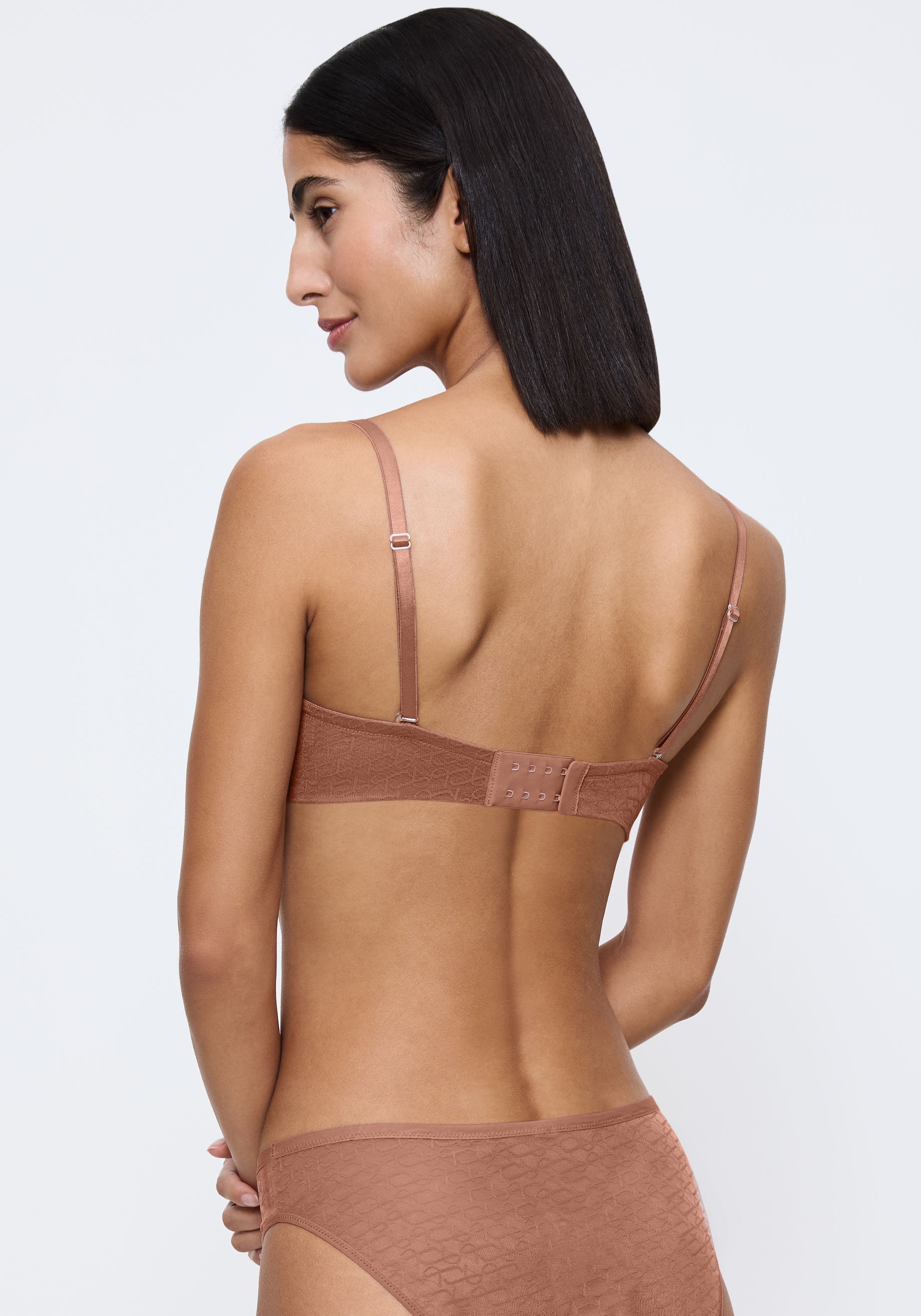 Triumph Soutien-gorge à armatures »Signature Sheer« Monogramm-Tüll, abnehmbare Träger, nahtlose Cups