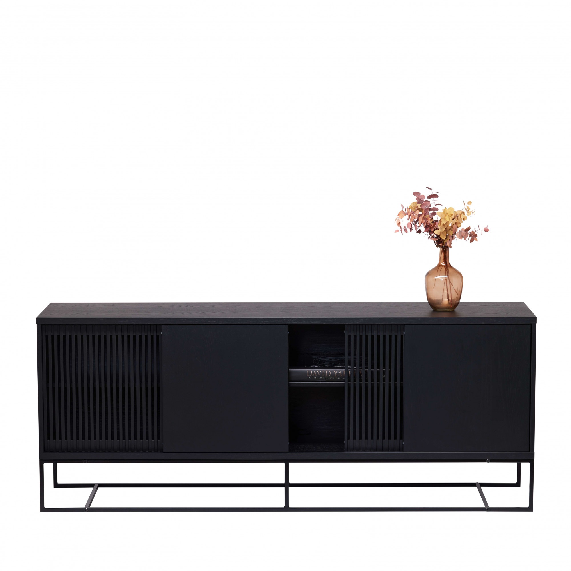 Woodman Sideboard »Ende«, Kommode, teilmassiv, Metallfüsse, Breite 188 cm, FSC®
