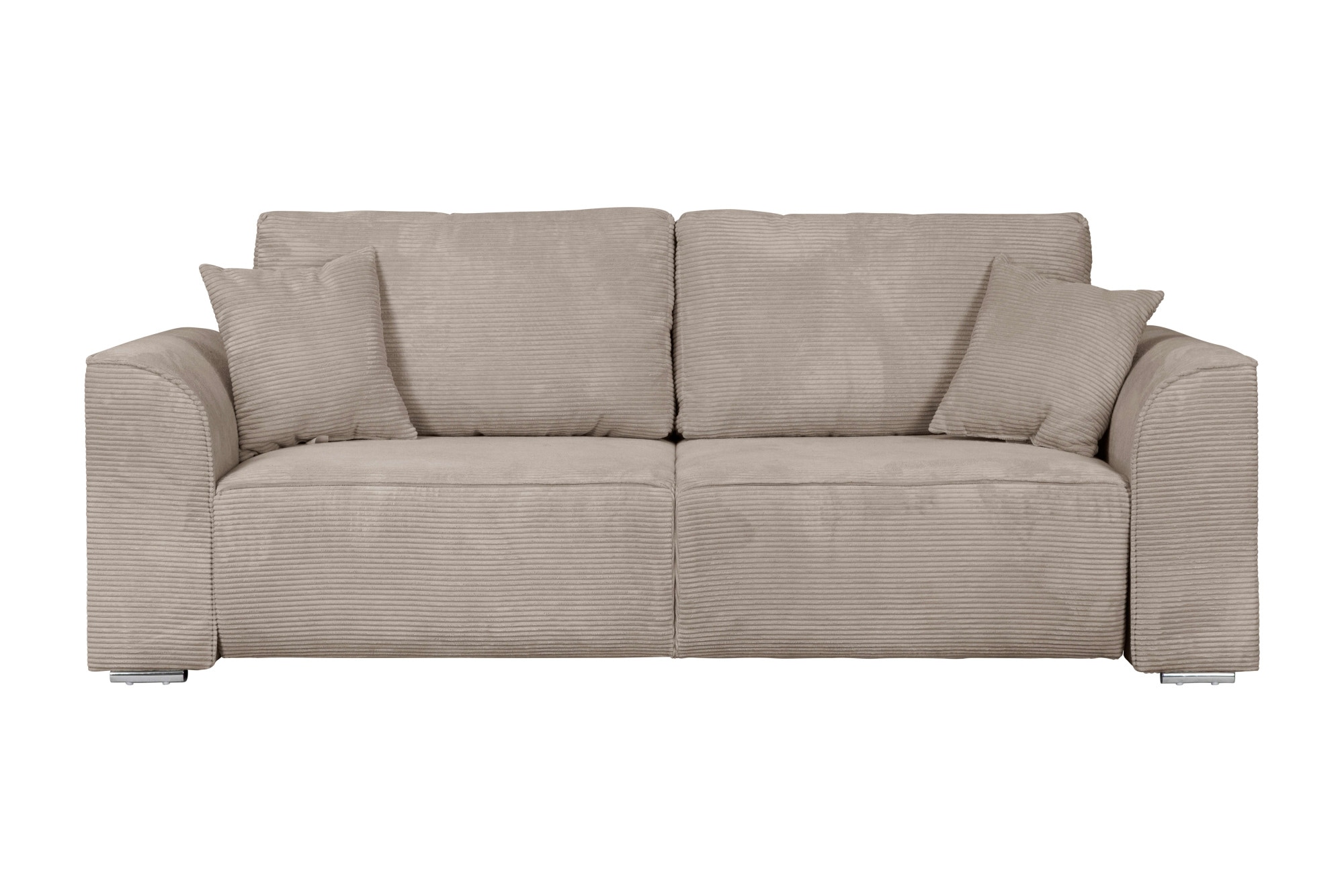 INOSIGN 2-places »BEATRICE, erhältlich in trendigen Stoffoptionen, B/T/H: 143/73/92 cm« de haute qualité, incl. 2 grands coussins décoratifs couleur corps