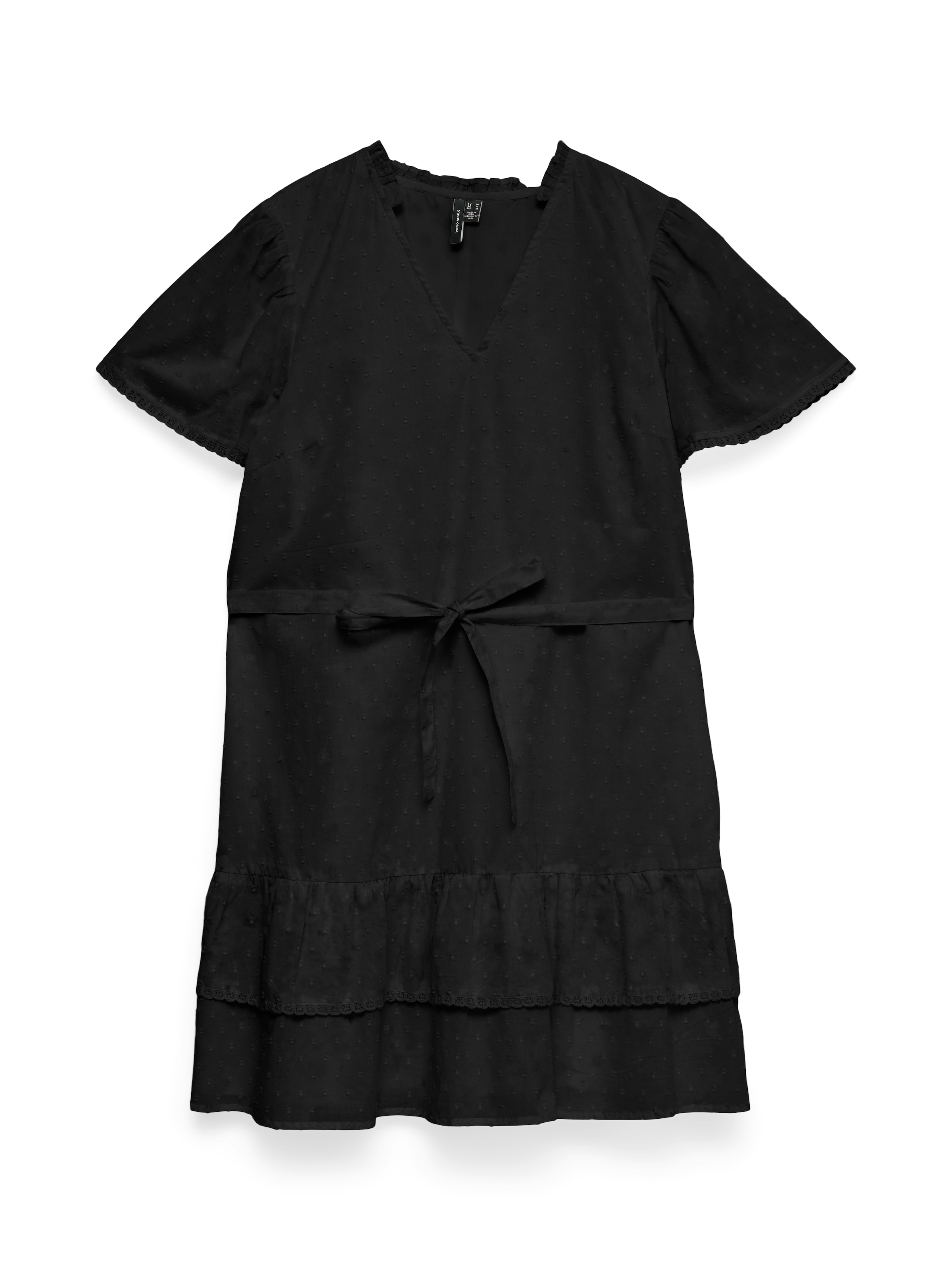 Vero Moda Minikleid »VMTRINE SS SHORT LACE DRESS WVN NOOS« Baumwolle