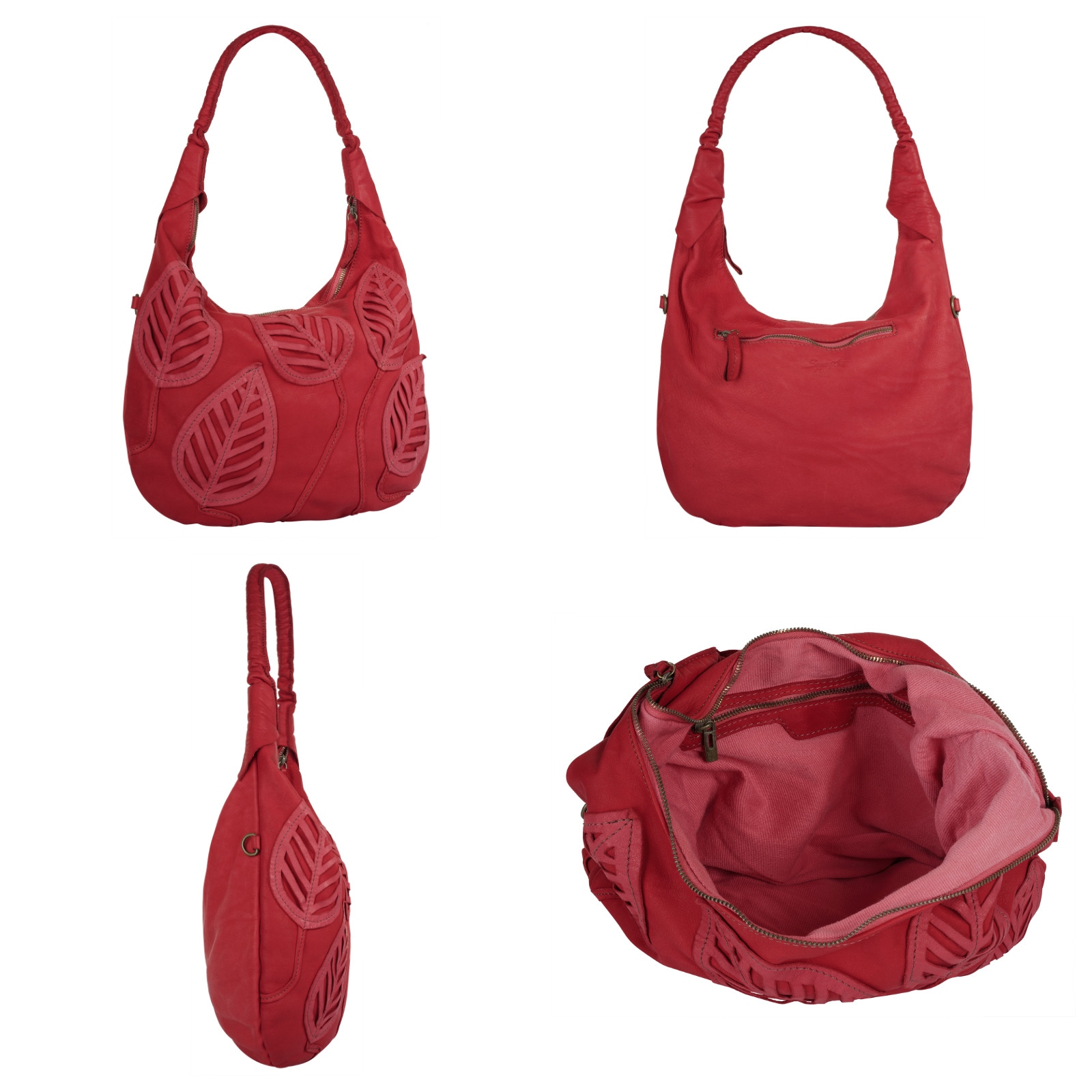 Samantha Look Shopper, echt Leder, Made in Italy