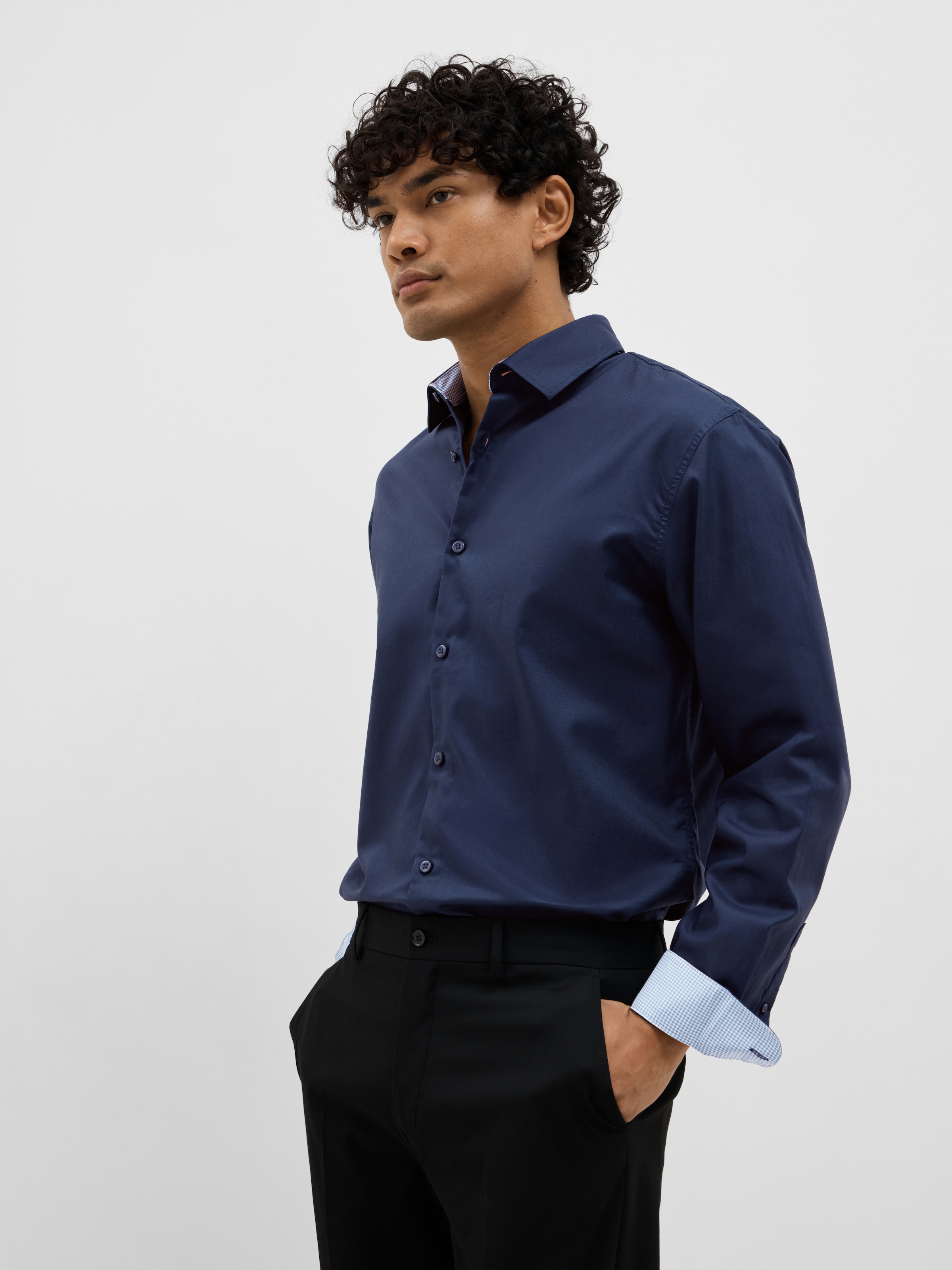 SELECTED Langarmhemd »SLHSLIMNEW-MARK SHIRT LS NOOS«