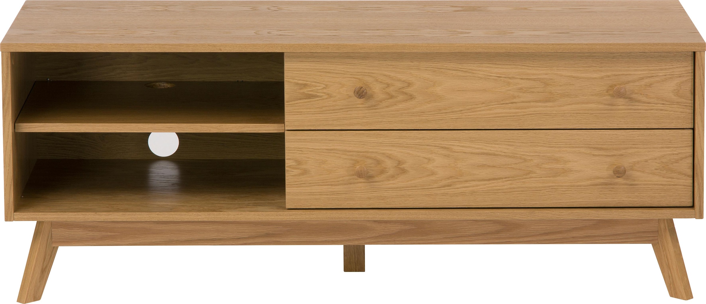 Image of Woodman TV-Board "Bjórgvin" Breite 130 cm, im schlichten skandinavischen Design, FSC