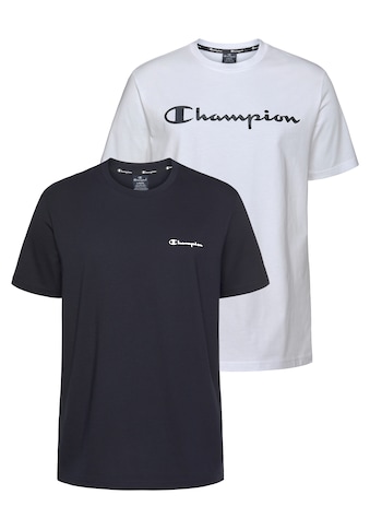 Champion T-Shirt, (Packung, 2er-Pack) kaufen
