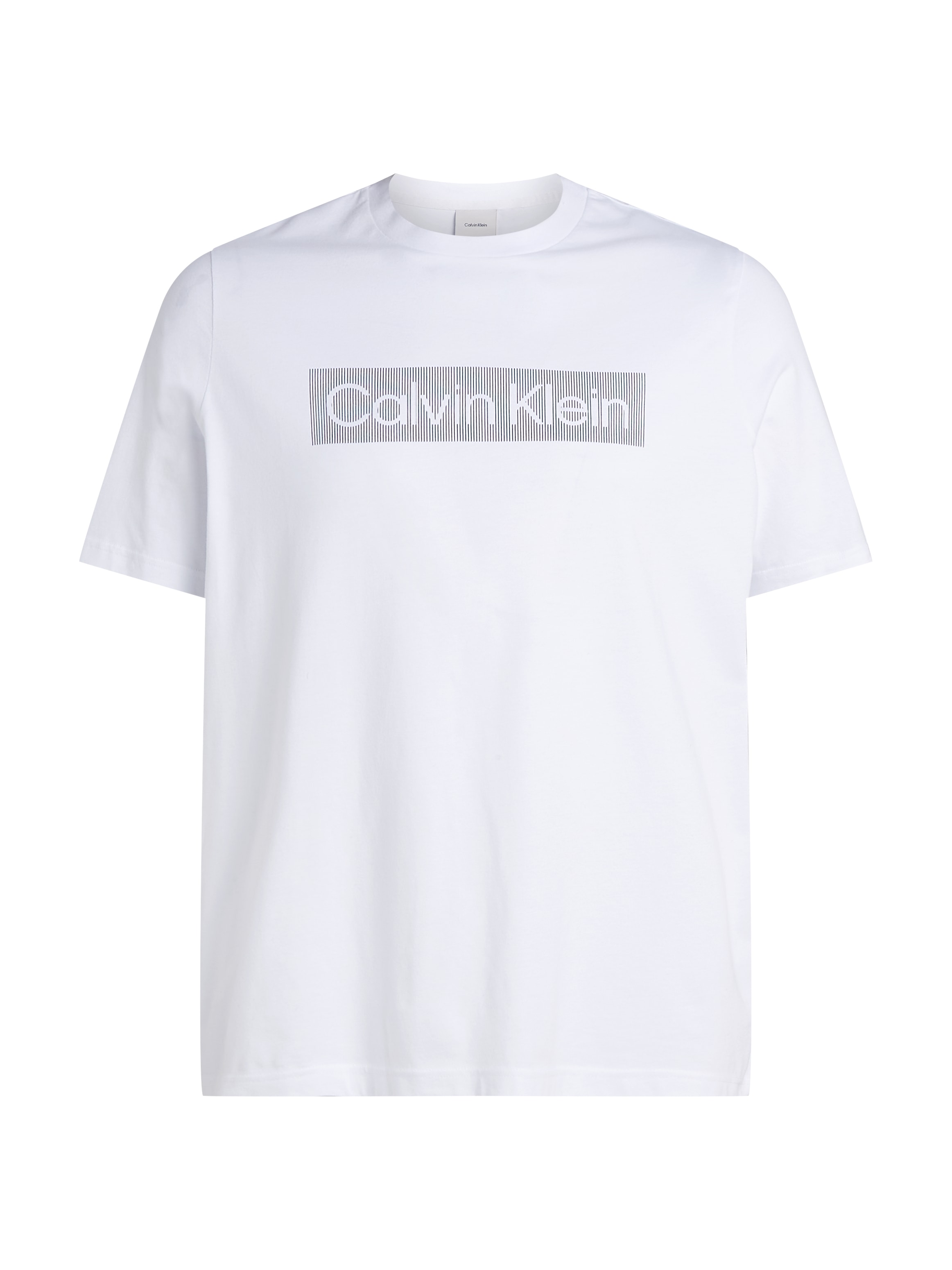 Calvin Klein Big&Tall T-Shirt »BT_BOX STRIPED LOGO T-SHIRT«, in Grossen Grössen mit Logoschriftzug