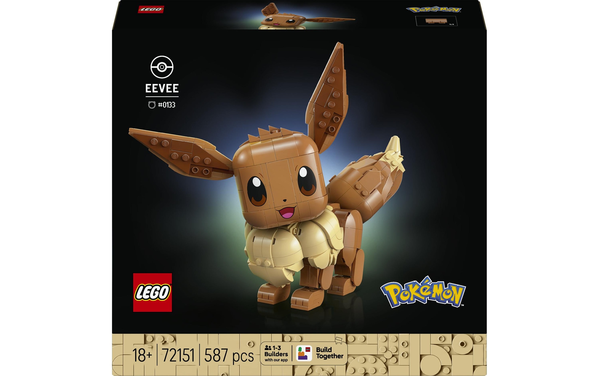 LEGO® Konstruktionsspielsteine »Evoli (72151), LEGO Pokémon«
