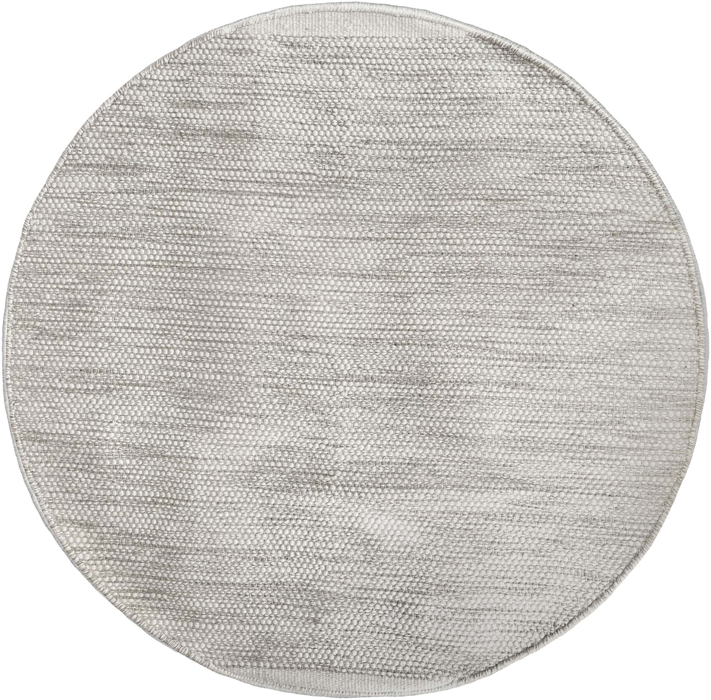 GOODproduct Wollteppich »Woolscape« rund 10 mm Höhe Wendeteppich, handgewebte Qualität, meliert, reine Wolle, Wohnzimmer