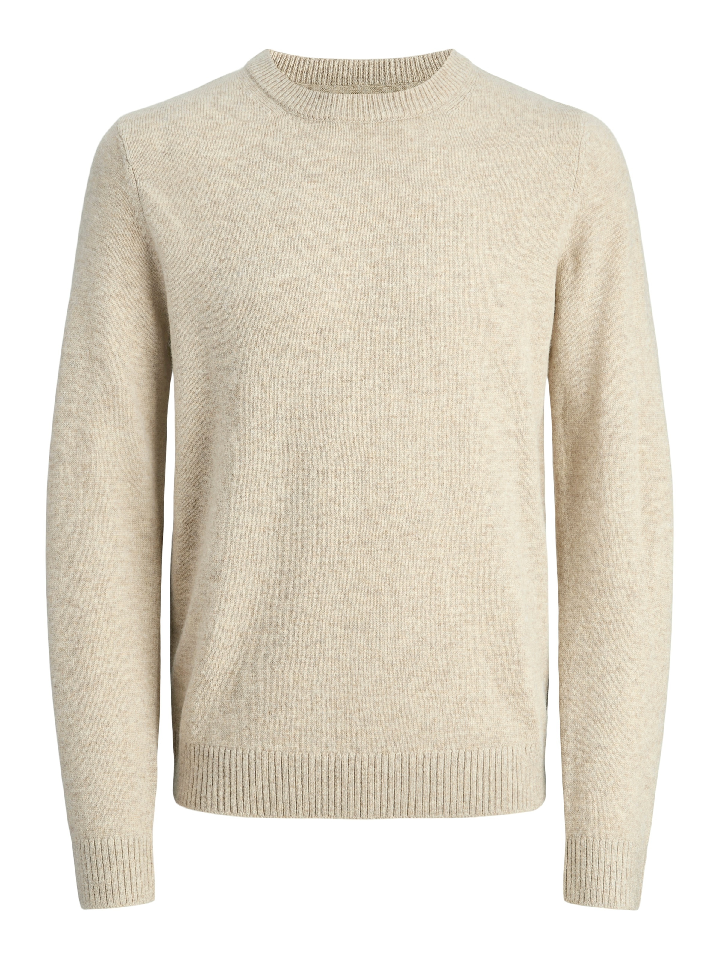 Jack & Jones Rundhalspullover »JPRBLULAMBSWOOL KNIT CREW NECK«