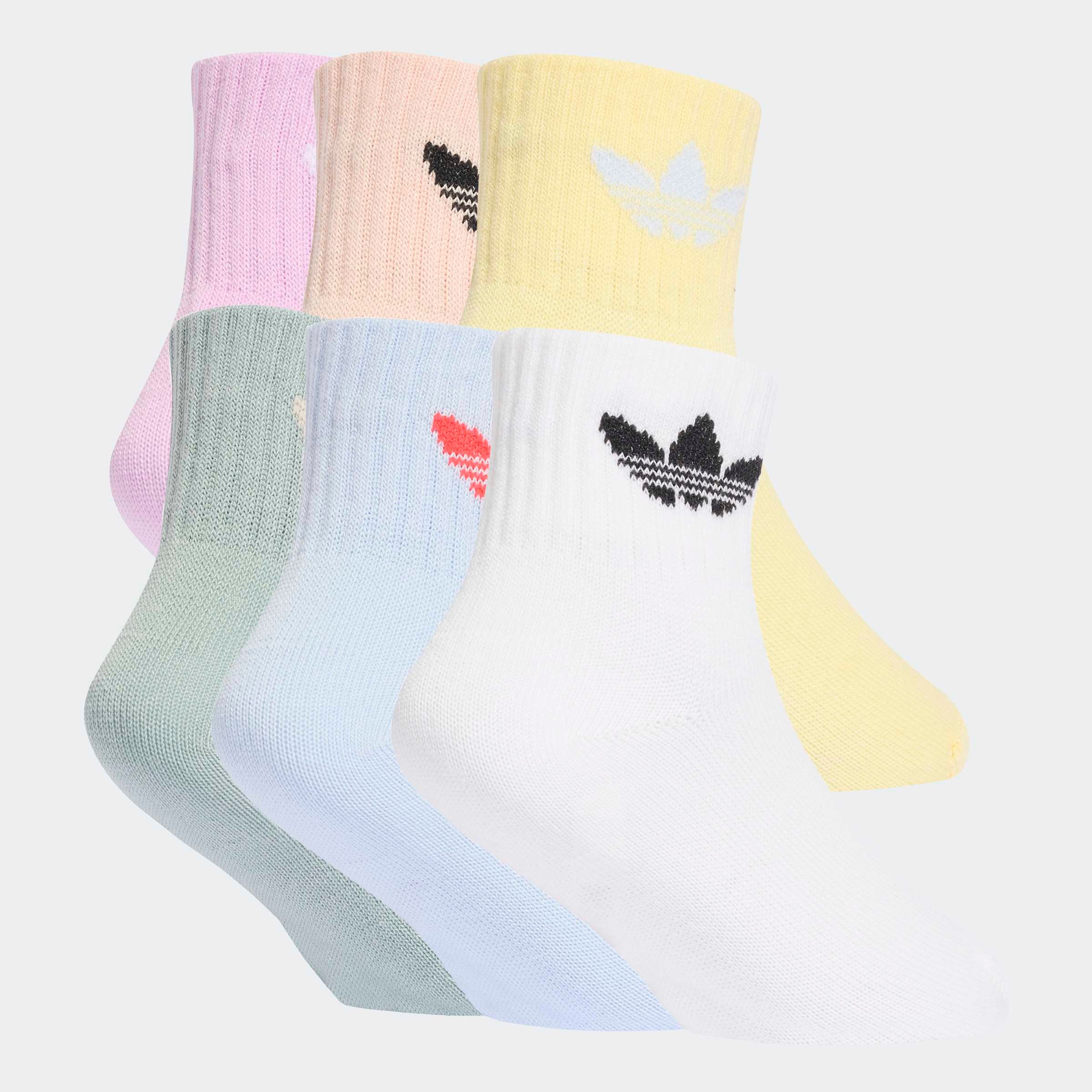 adidas Originals Sportsocken »KIDS SOCK 6PP« 6 Paar tlg. für Laufen und Alltag, sportlicher Stil, 6er-Pack
