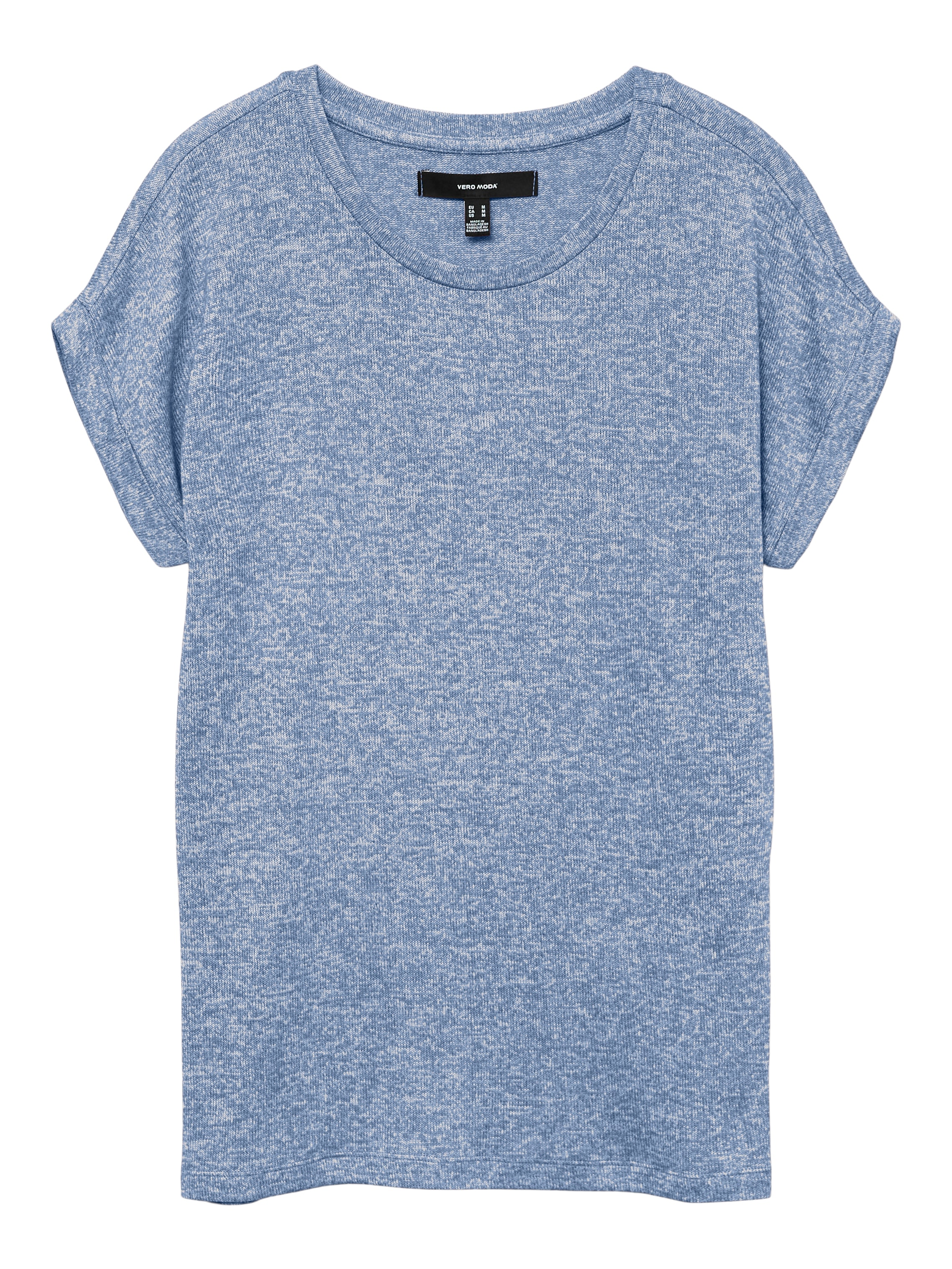 Vero Moda »VMBRIANNA SS O-NECK PULLOVER BOO  REP« mit überschnittenen Schultern mit Umschlagsaum