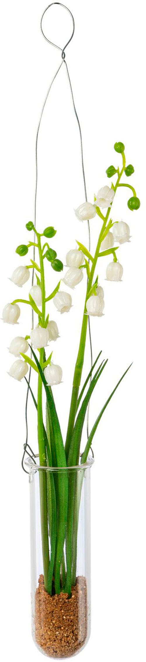 Creativ green Fleur artificielle »Maiglöckchen in Hängevase«