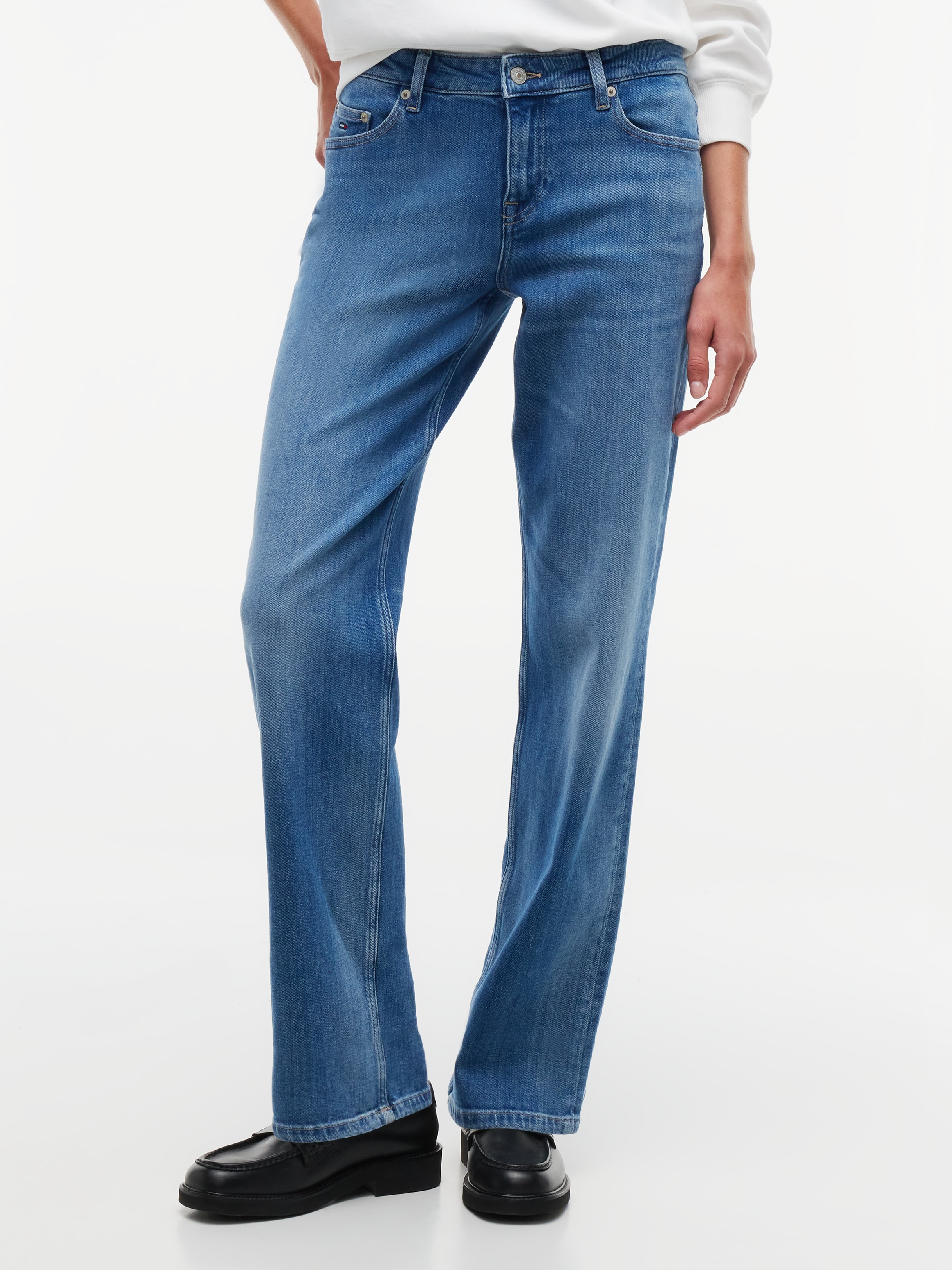 Image of Tommy Jeans Straight-Jeans "SOPHIE LOW RISE STRAIGHT DJ5137" Baumwollmischung, straight fit