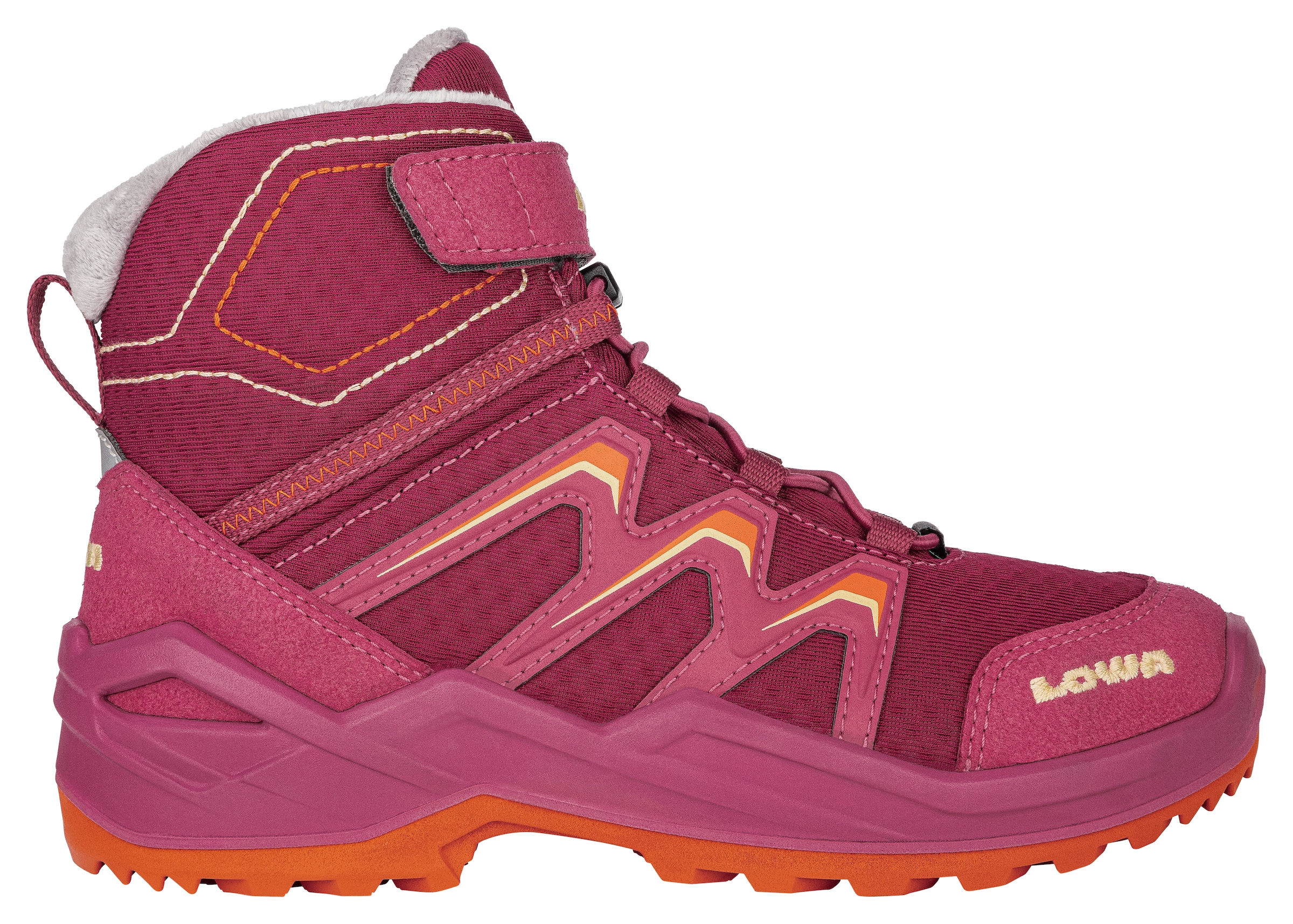 Lowa »MADDOX WARM GORE-TEX® MID JR«  avec fermeture velcro, semelle en caoutchouc profilée, étanche