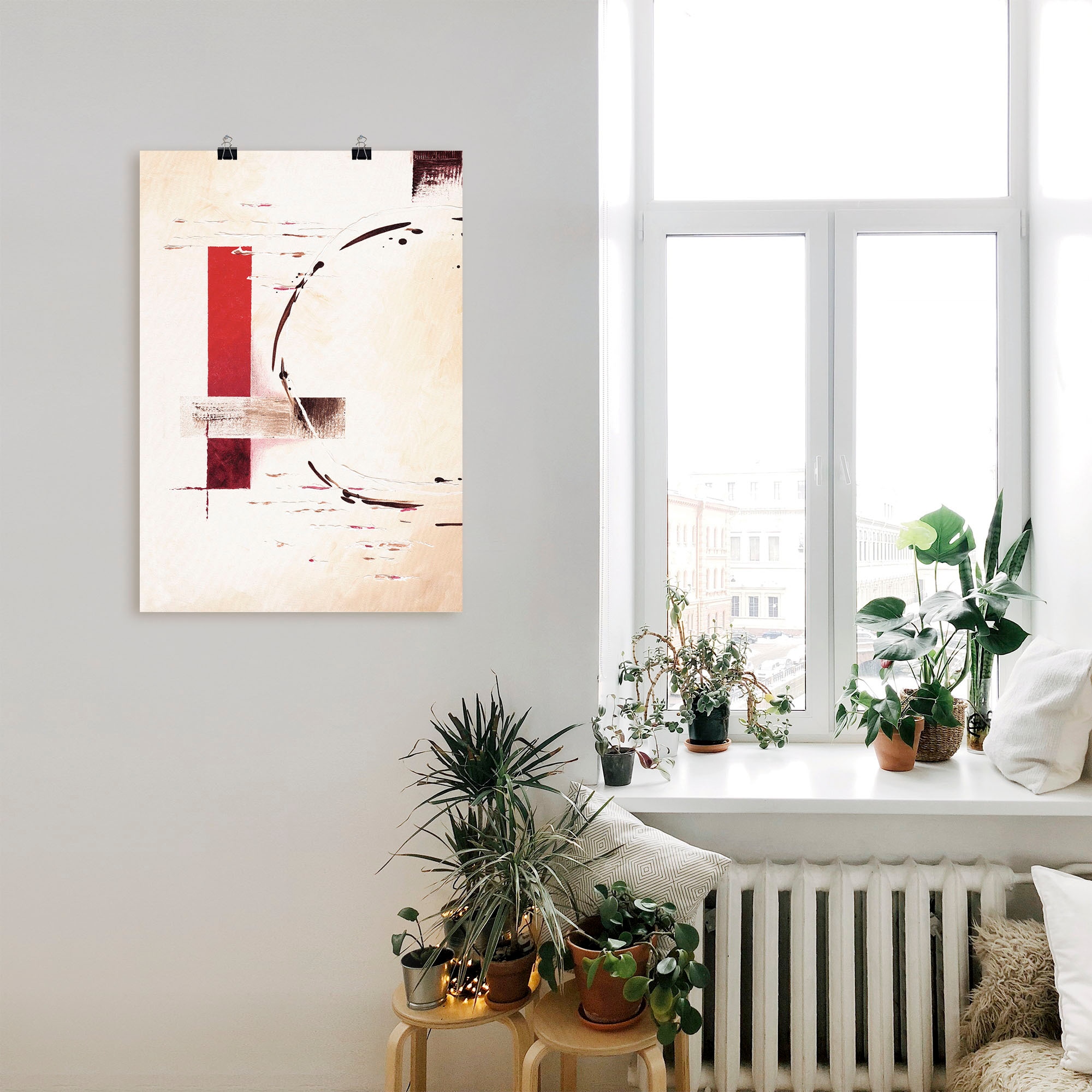 Artland Poster »Spot I«, Gegenstandslos, (1 St.), als Alubild, Leinwandbild, Wandaufkleber oder Poster in versch. Grössen