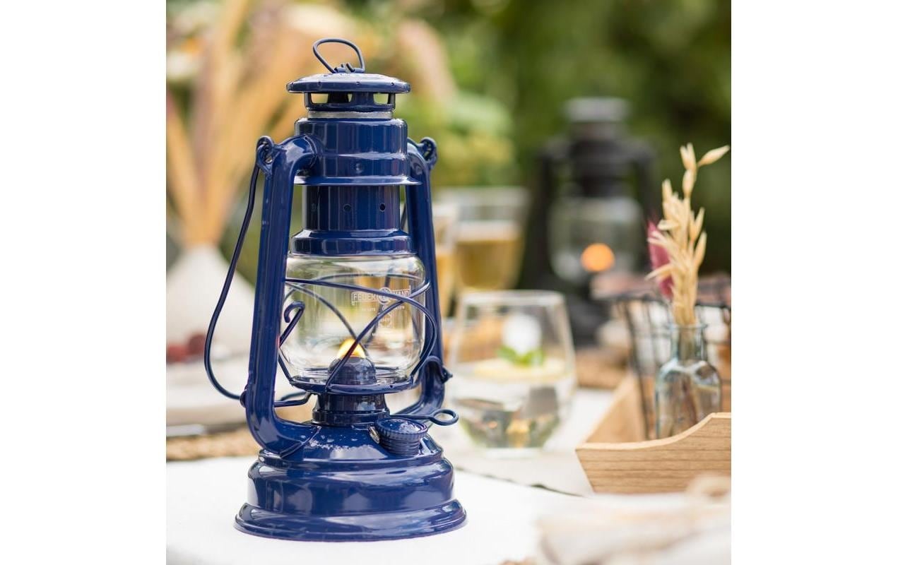 Feuerhand Hurricane Lantern, lanterna, Cobalto Blu