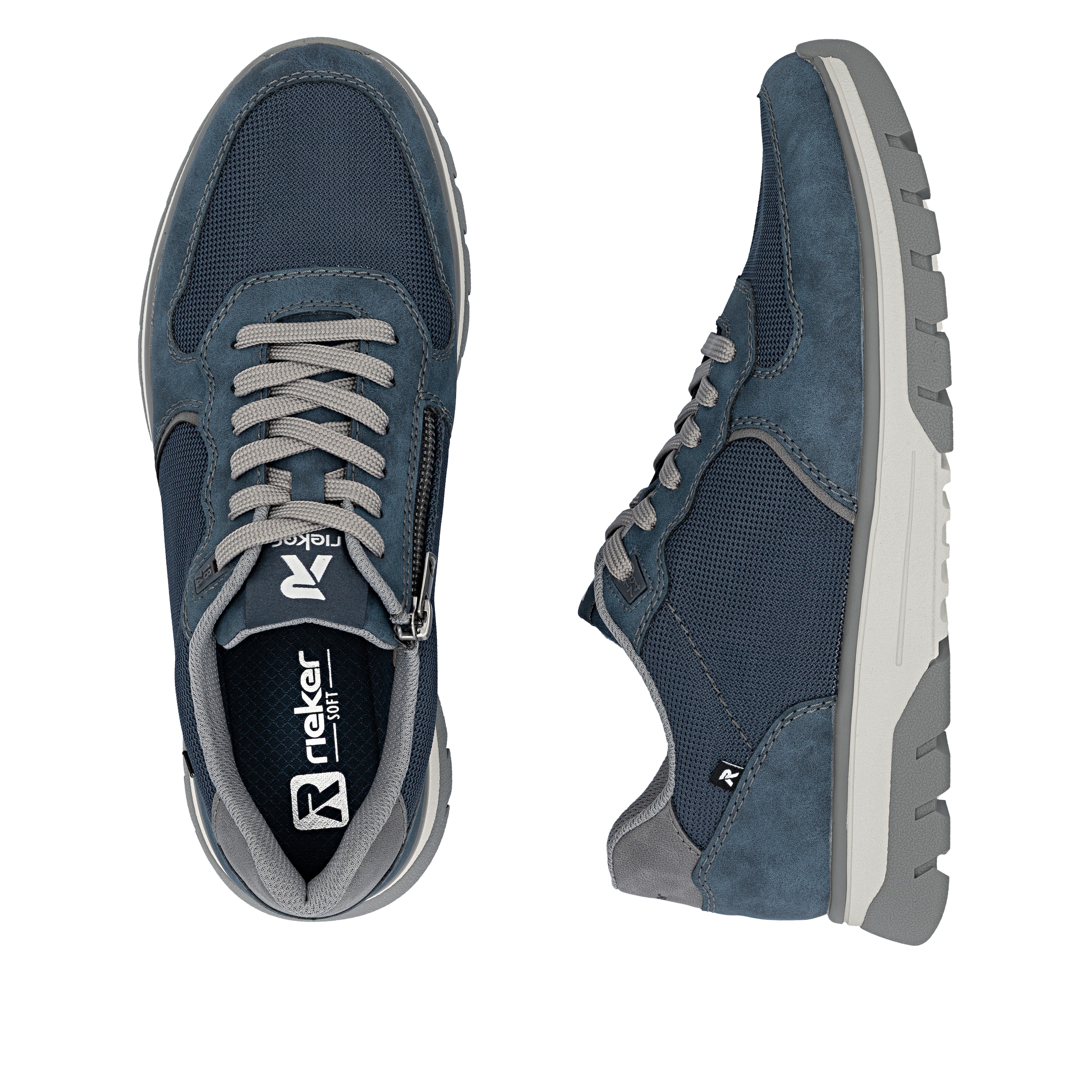 Rieker Sneakers  Chaussure à lacets, chaussure basse, sneaker de loisirs avec semelle à profil