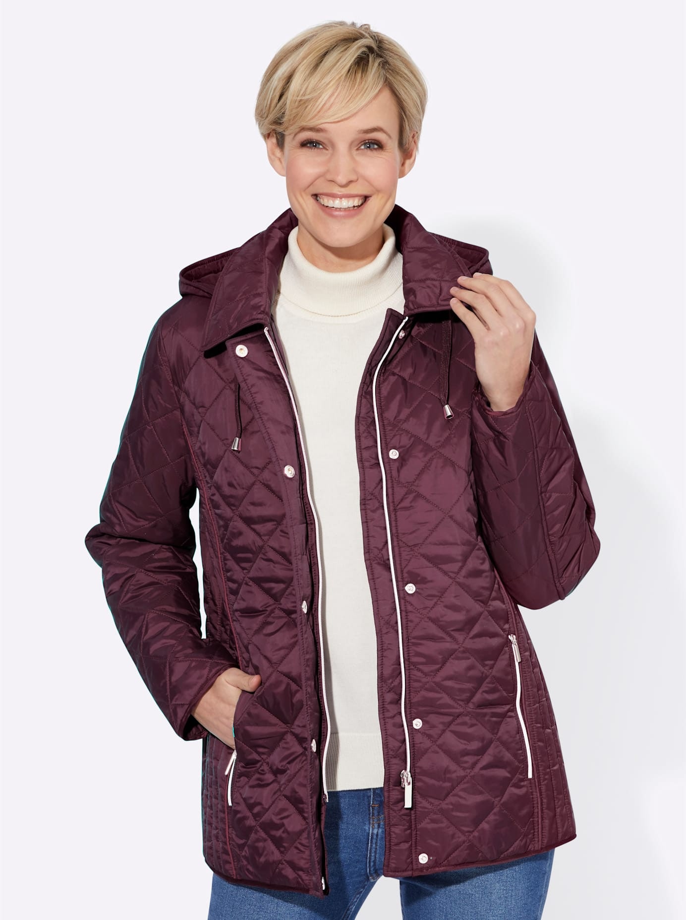 Casual Looks Winterjacke mit Kapuze