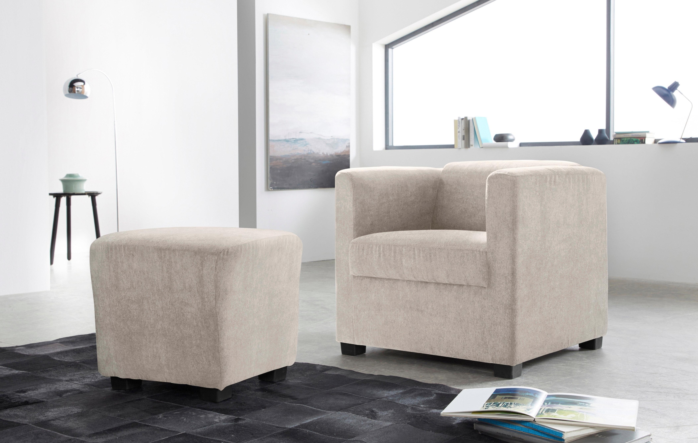 INOSIGN Sessel »Bob Cocktailsessel«, in verschiedenen modernen Farben und Qualitäten