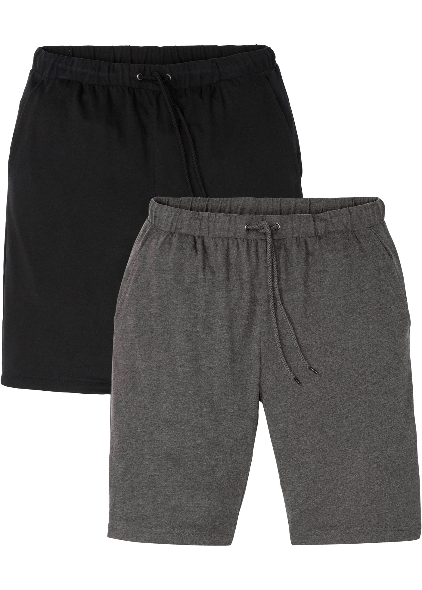 Image of bonprix Shorts aus Baumwolle und Polyester, Regular Fit, leichte Qualität