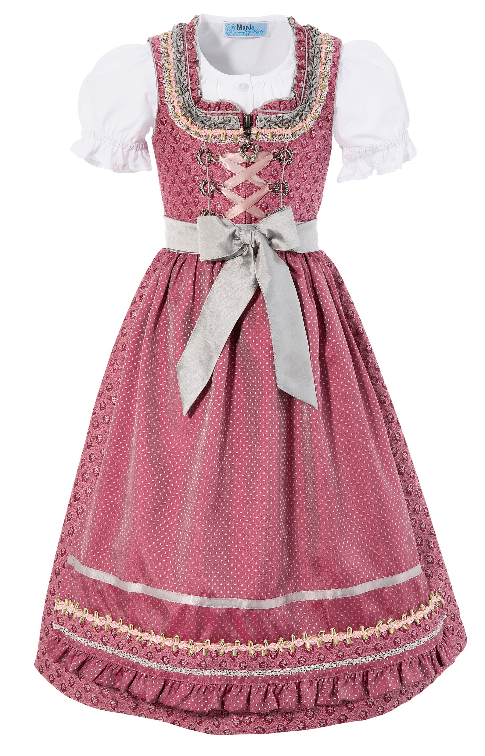 Image of MarJo Dirndl, Kinder, mit besticktem Schürzenband bei Ackermann Versand Schweiz